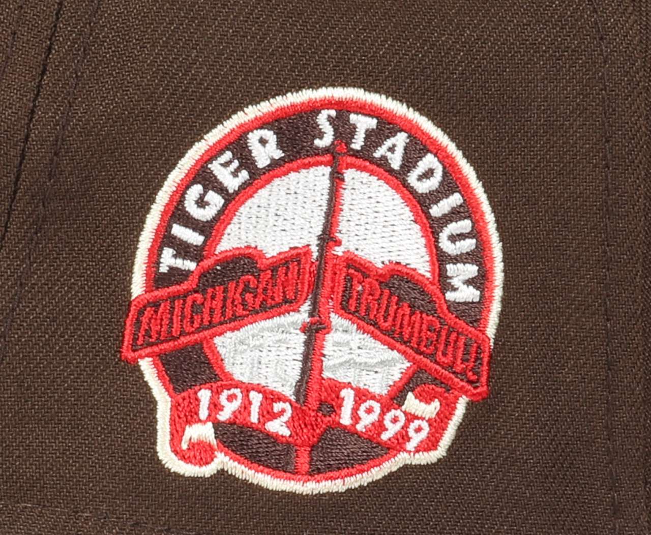 Detroit Tigers MLB Tiger Stadium Sidepatch Walnut 9Forty A-Frame Snapback Cap New Era