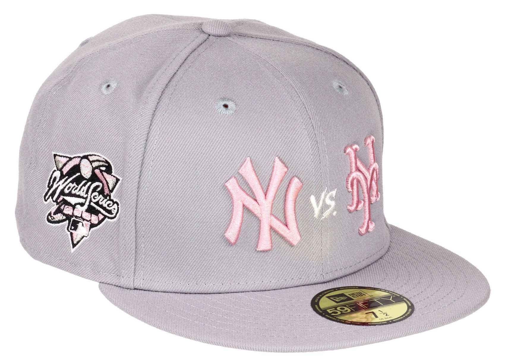 New York Yankees X New York Mets World Series Gray 59Fifty Basecap New Era