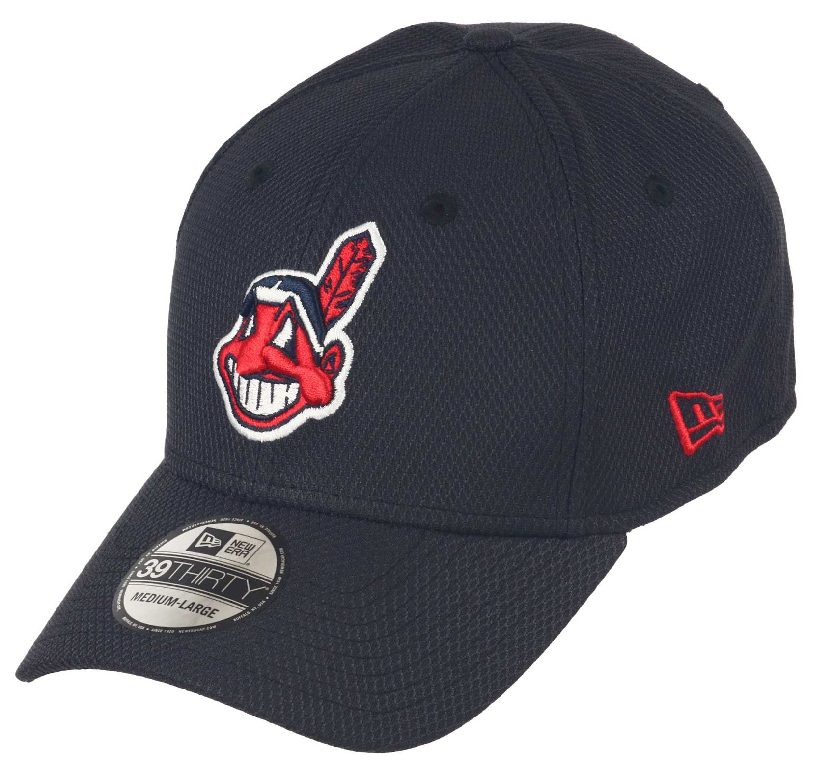 Cleveland Indians Blue Red 39Thirty Stretch Cap New Era