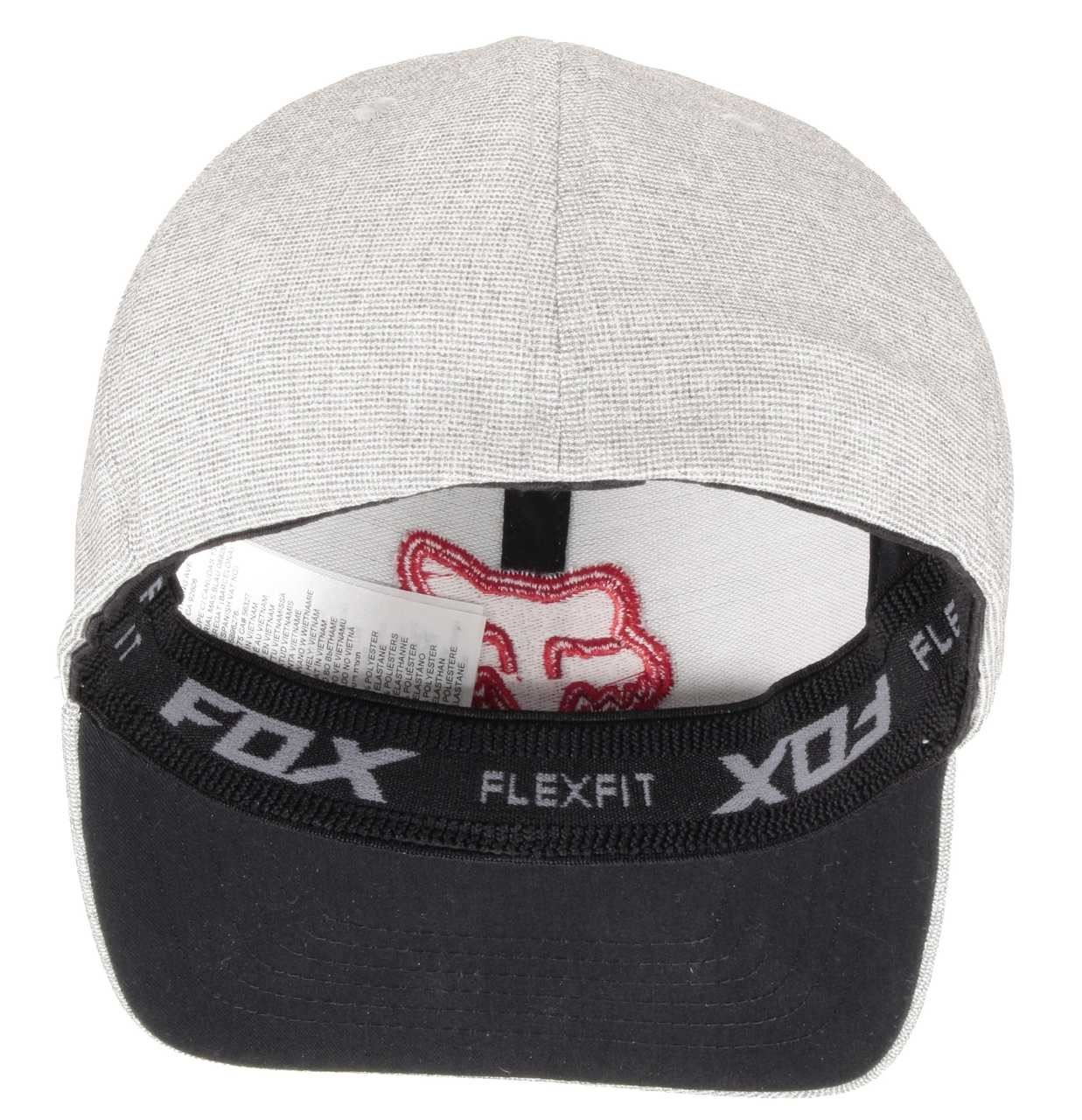 Transposition Grey / Red Flexfit Cap Fox Racing