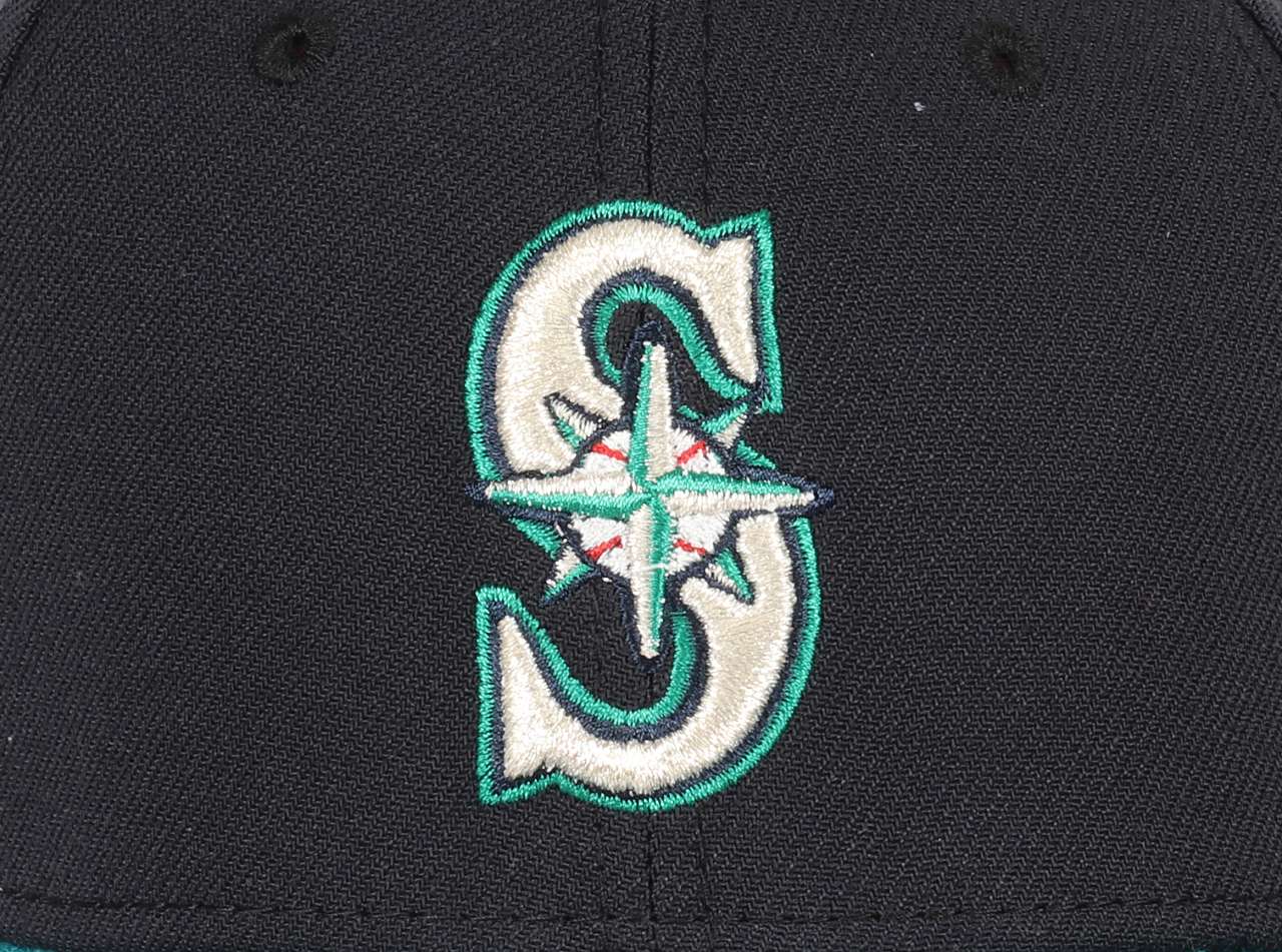 Seattle Mariners MLB Two Tone Navy Blue Classic 39Thirty Stretch Cap New Era