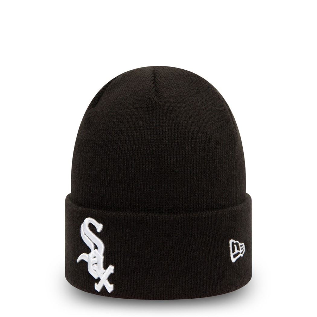 Chicago White Sox Black MLB League Essential Cuff Knit Beanie New Era