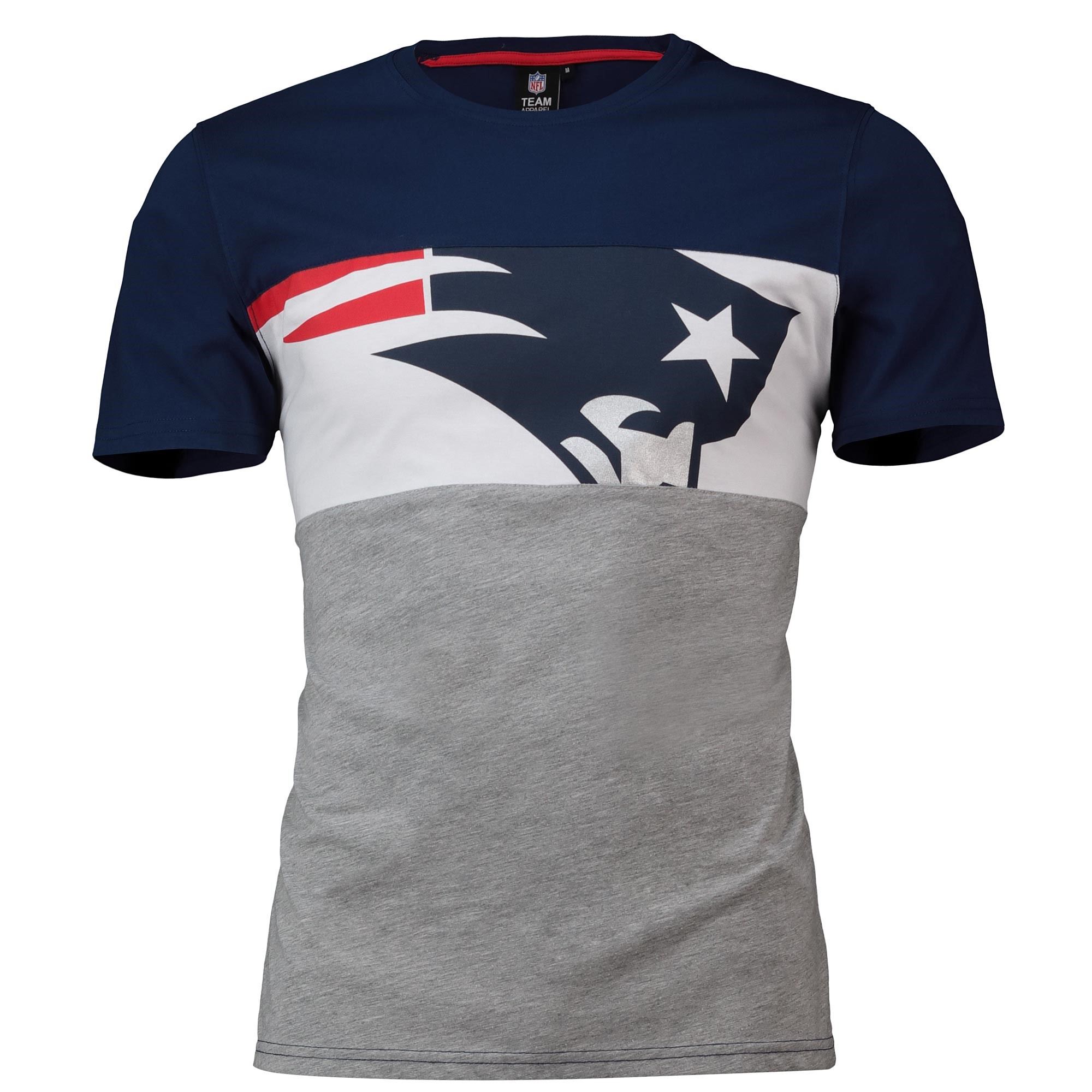 New England Patriots Cut and Sew T- Shirt Fanatics