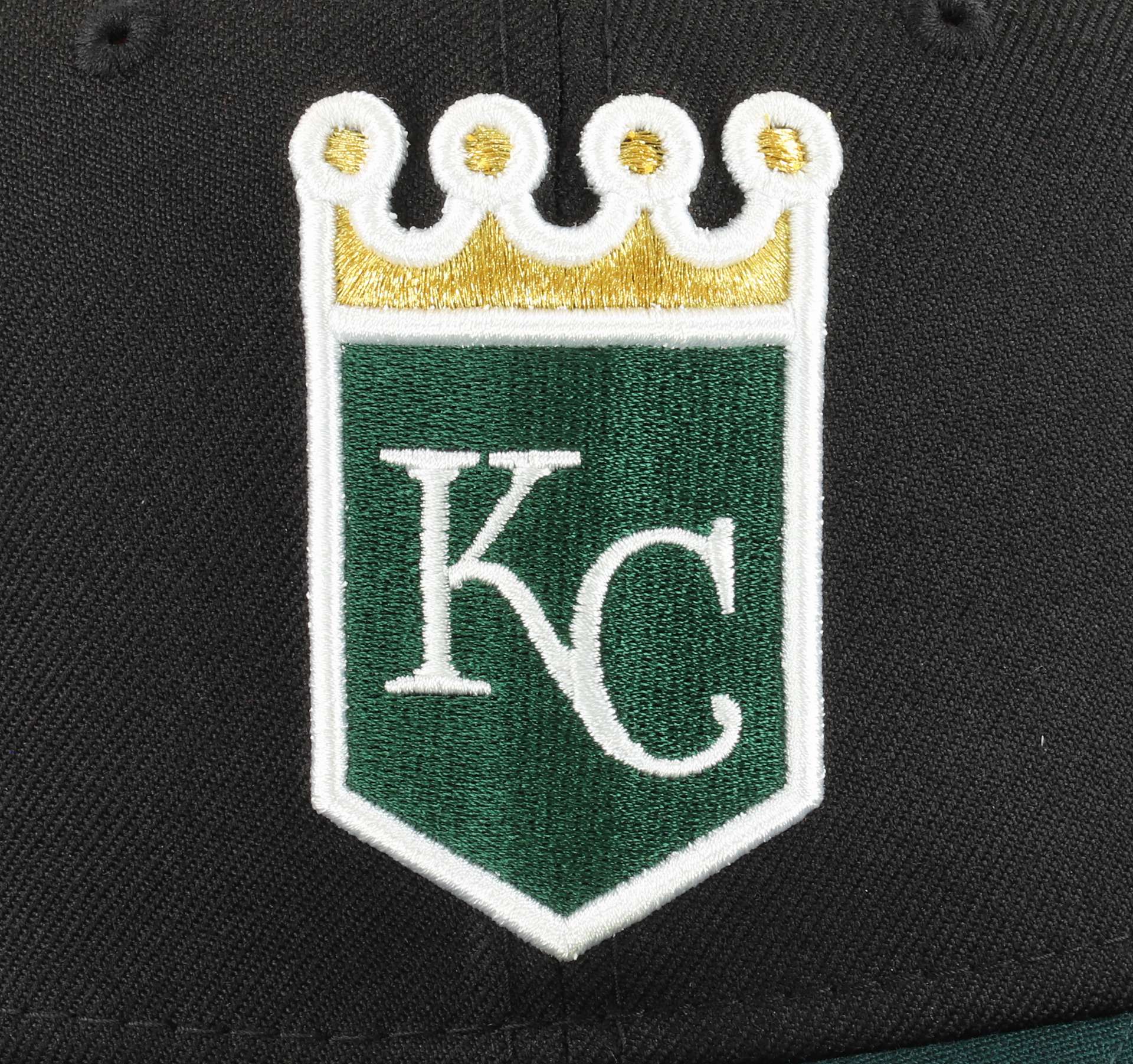Kansas City Royals MLB Two Tone Black Green 59Fifty Basecap New Era