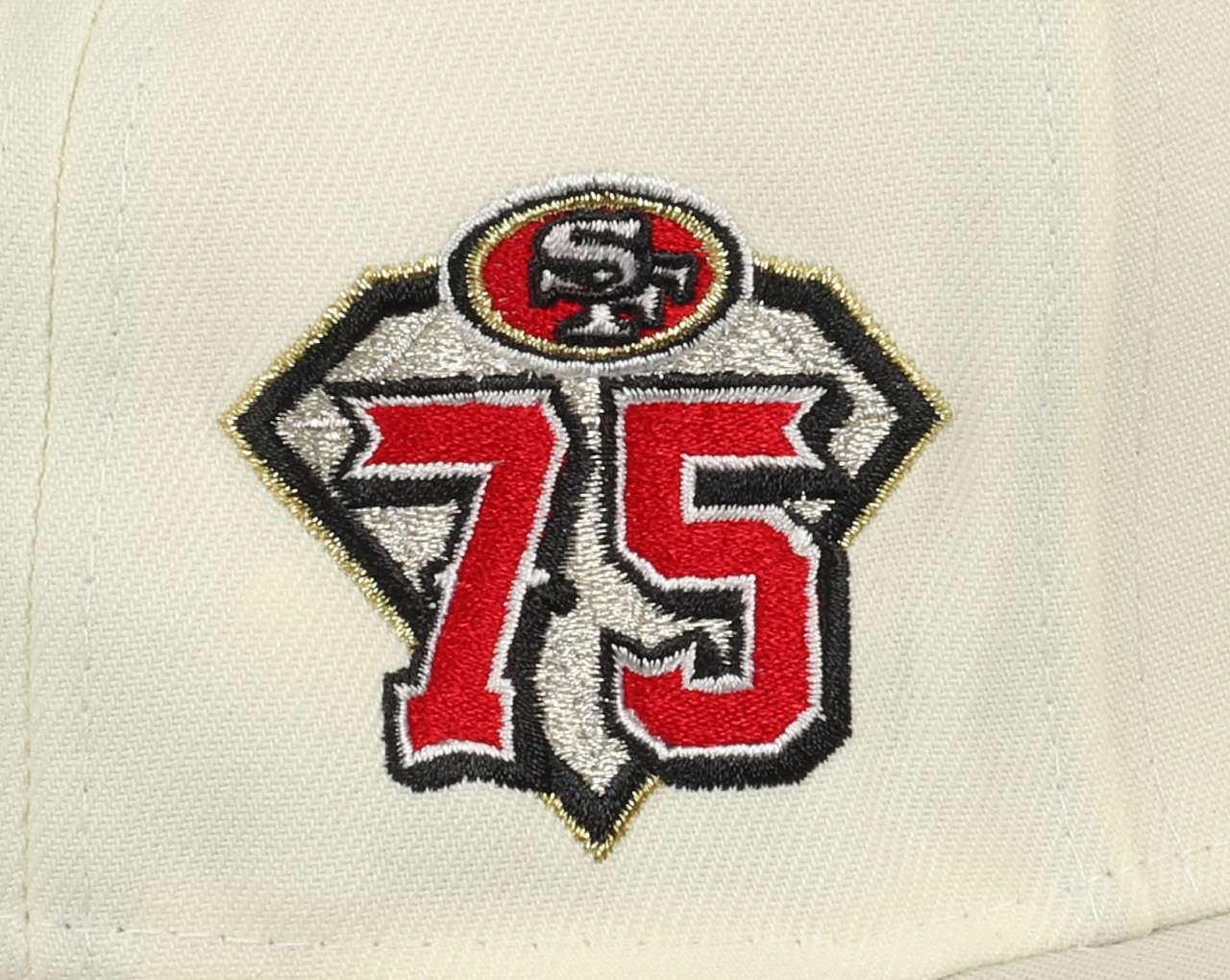 San Francisco 49ers 75th anniversary Sidepatch Chrome 9Fifty Snapback Cap New Era