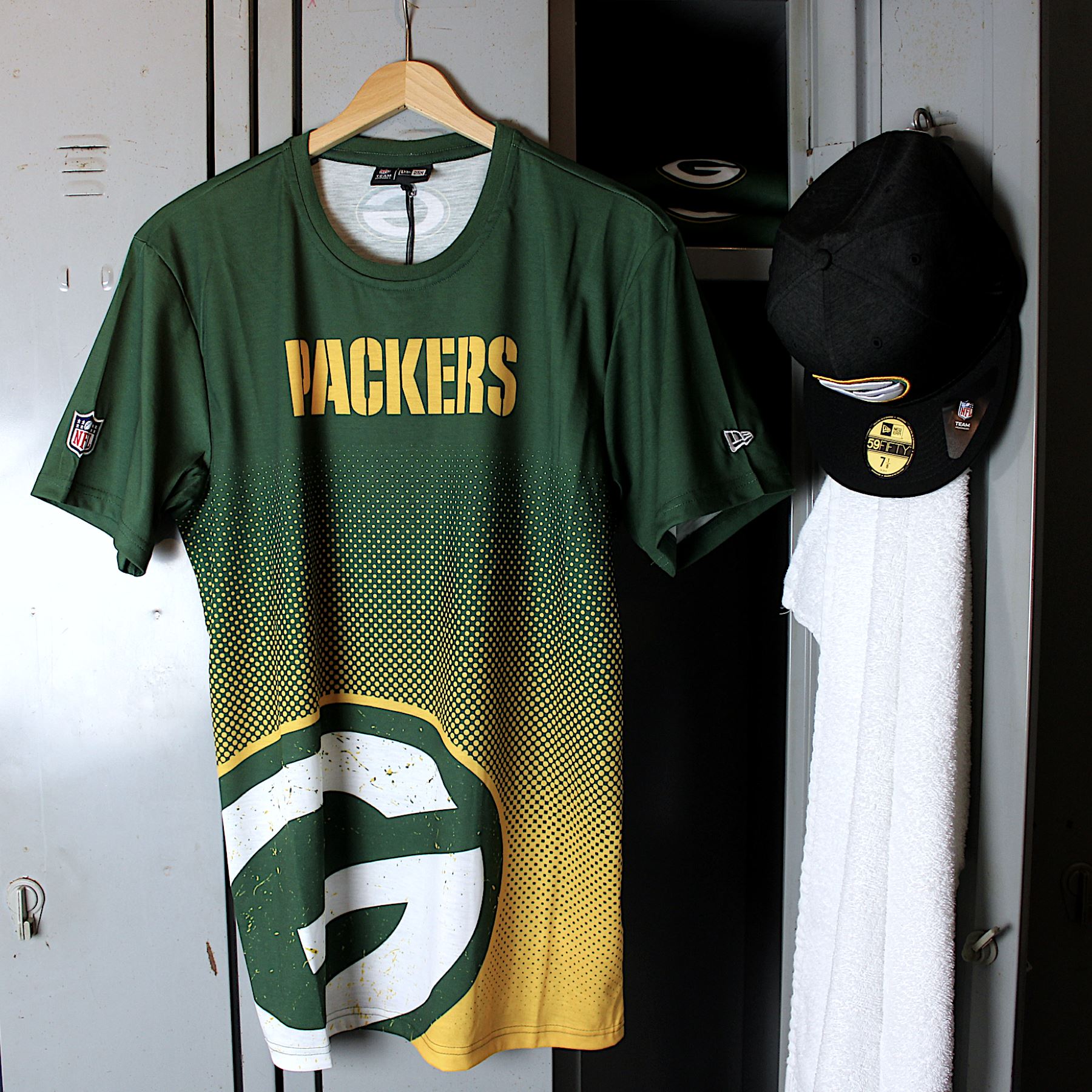 Green Bay Packers NFL Gradient T-Shirt New Era
