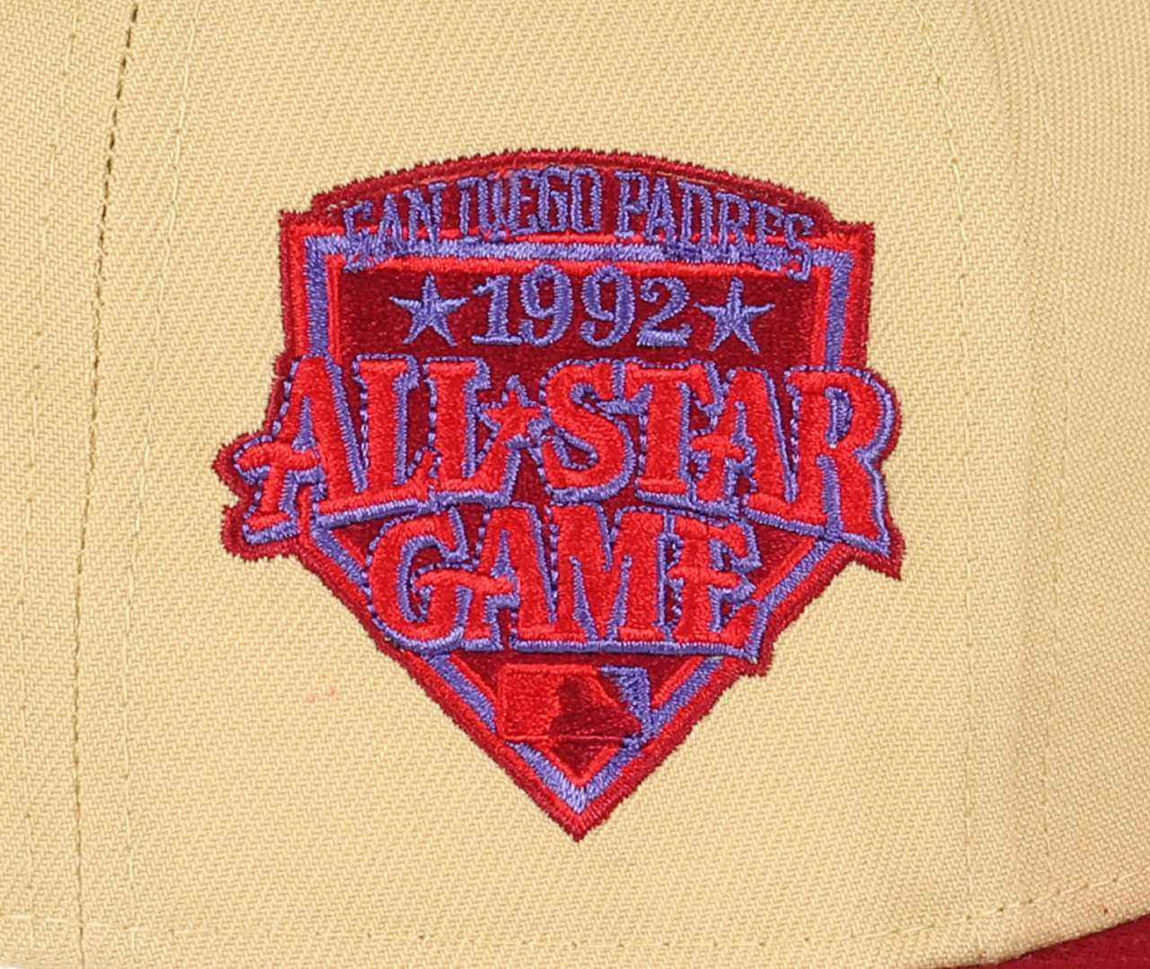 San Diego Padres MLB 1992 All Star Game Vegas Gold Cardinal Red 59Fifty Basecap New Era