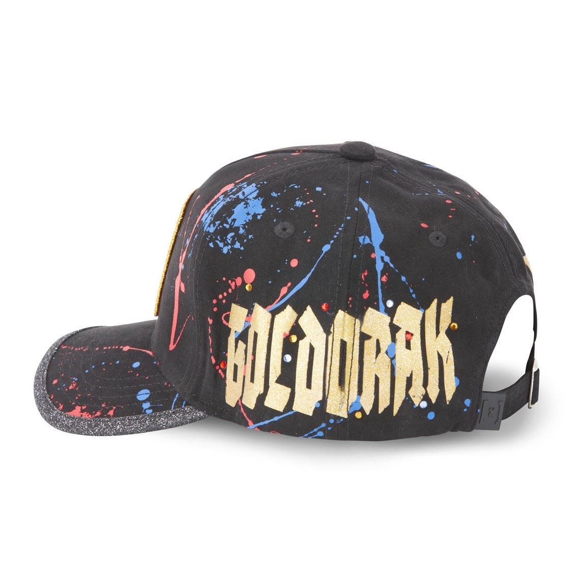 Grendizer Goldorak Street Black Strapback Cap Capslab