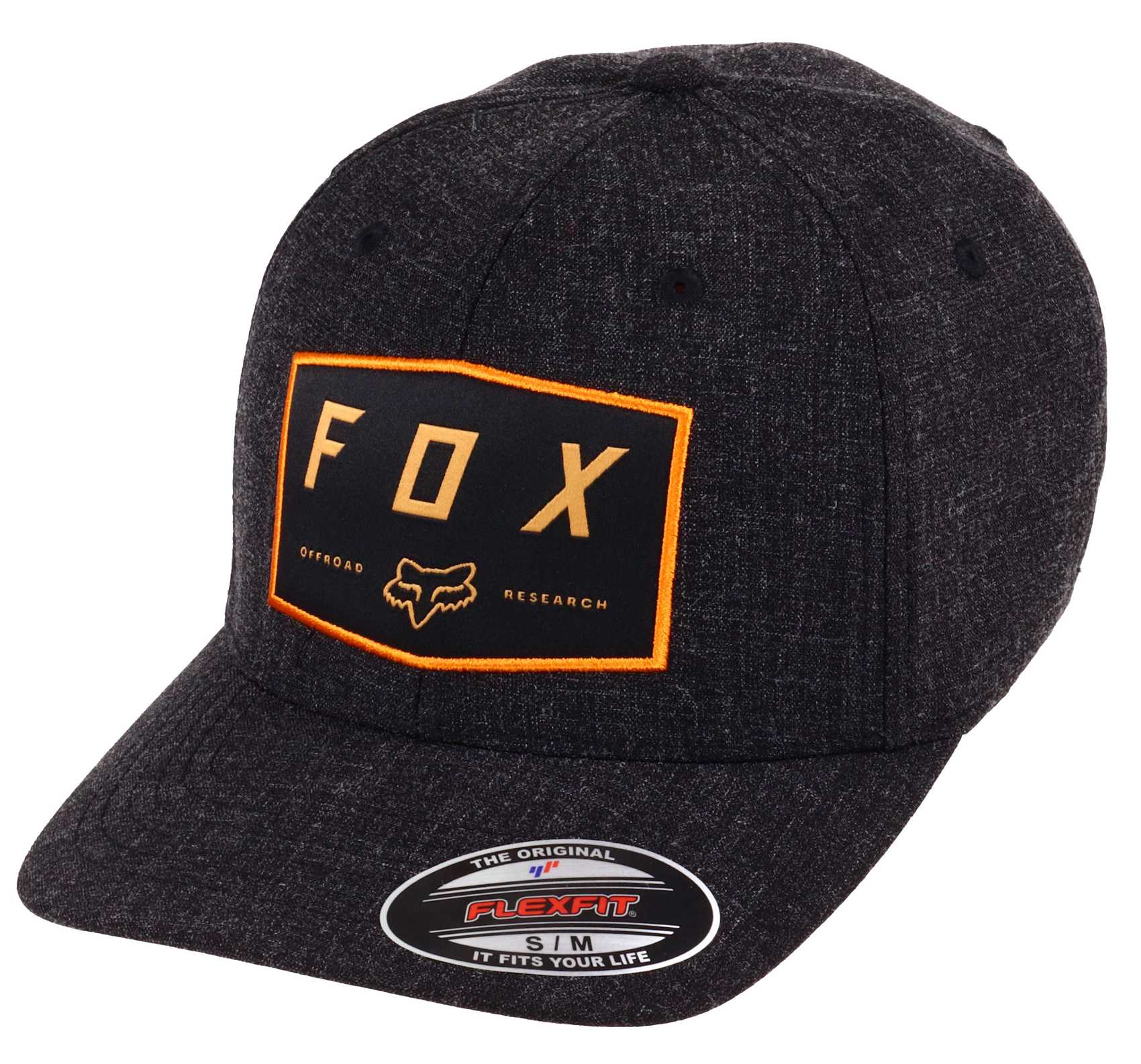 Badge Black Flexfit Hat Fox Racing