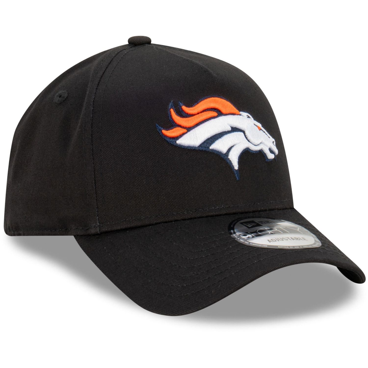 Denver Broncos NFL Evergreen Schwarz Verstellbare 9Forty A-Frame Cap New Era