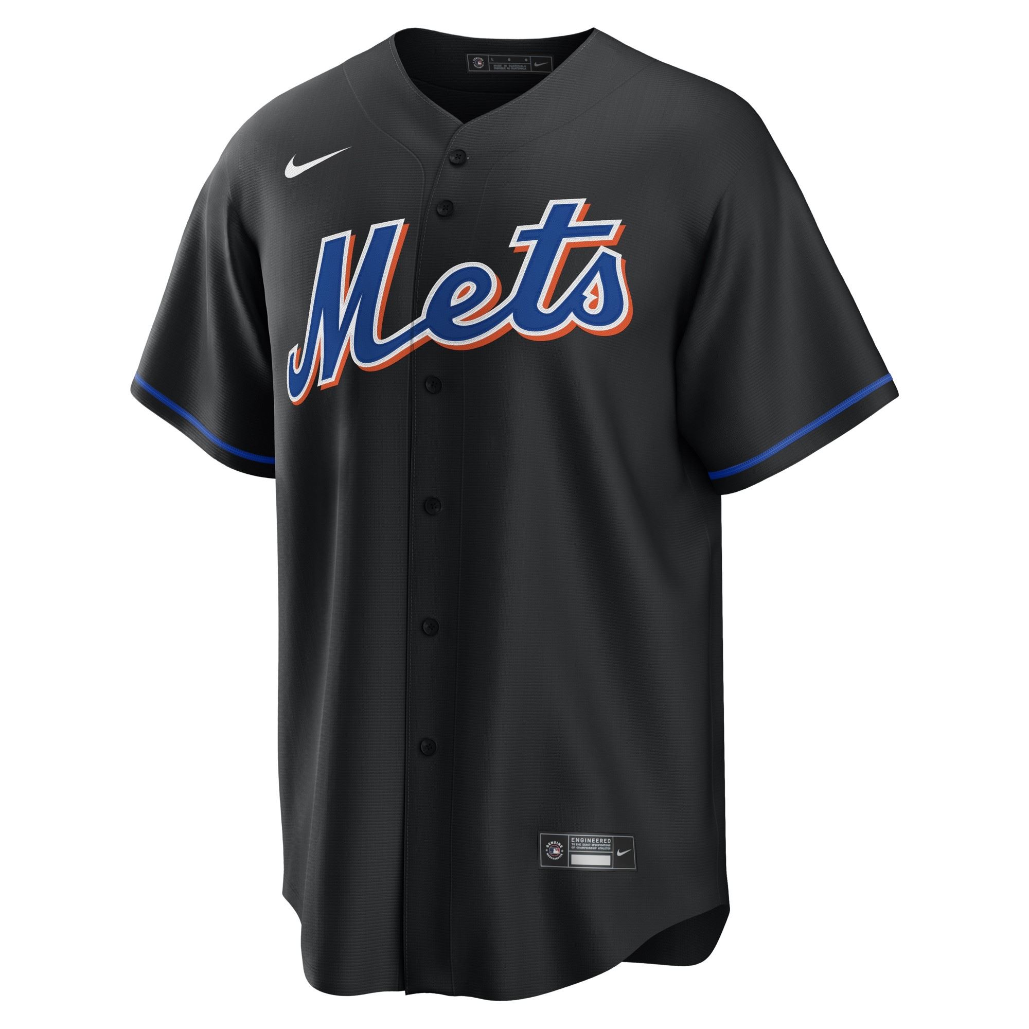 New York Mets Black Official MLB Replica Alternate Jersey Nike