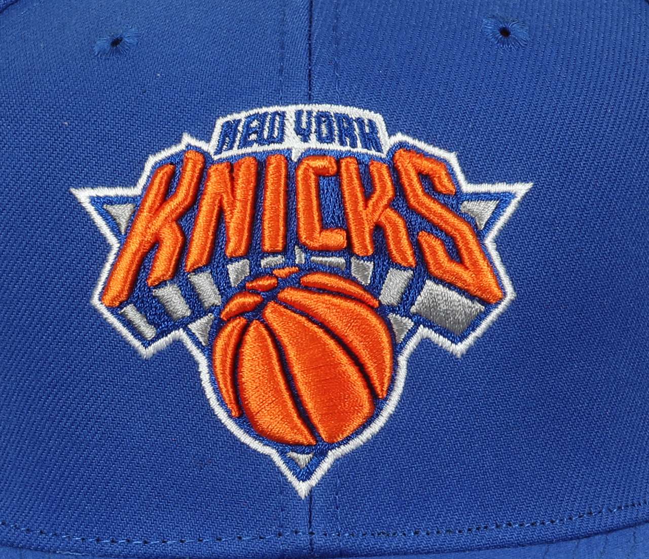 New York Knicks NBA Conference Patch Blue Original Fit Snapback Cap Mitchell & Ness