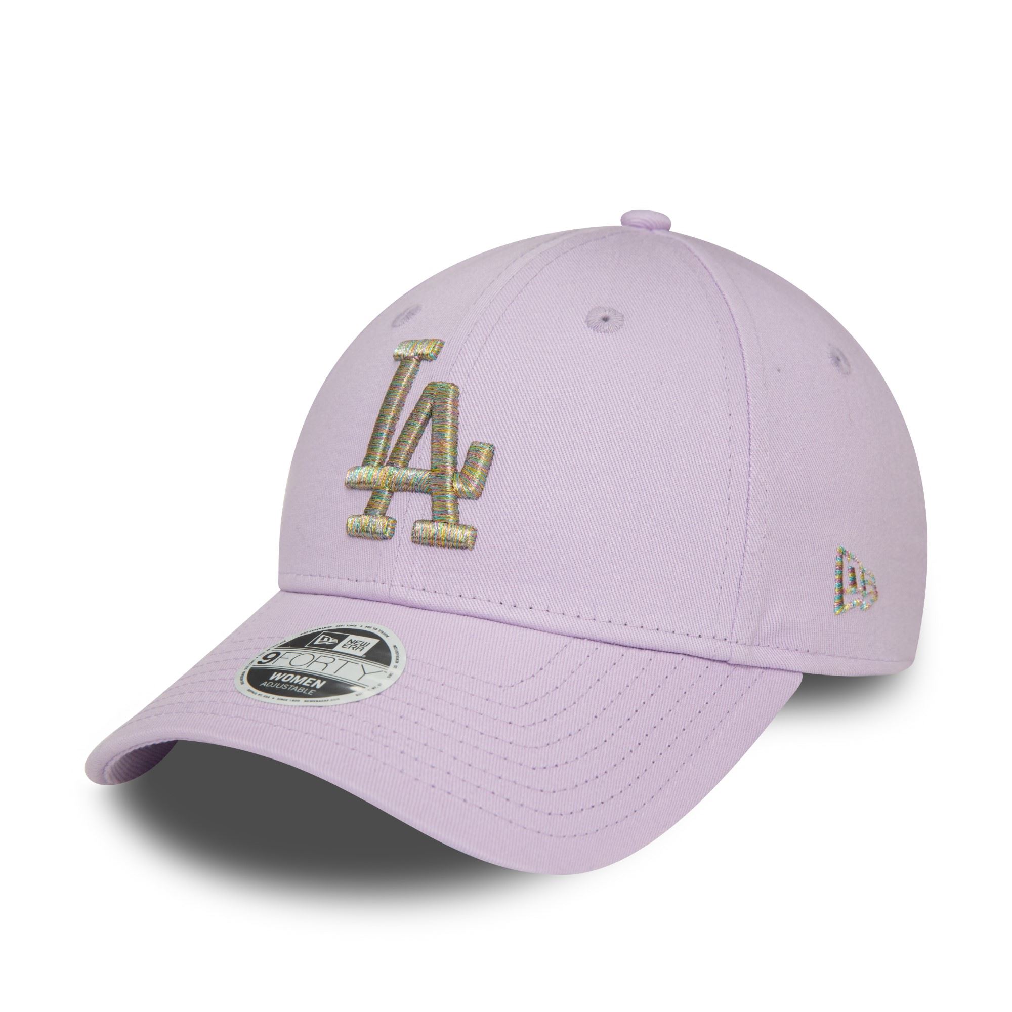 Los Angeles Dodgers MLB Metallic Logo Purple 9Forty Adjustable Women Cap New Era