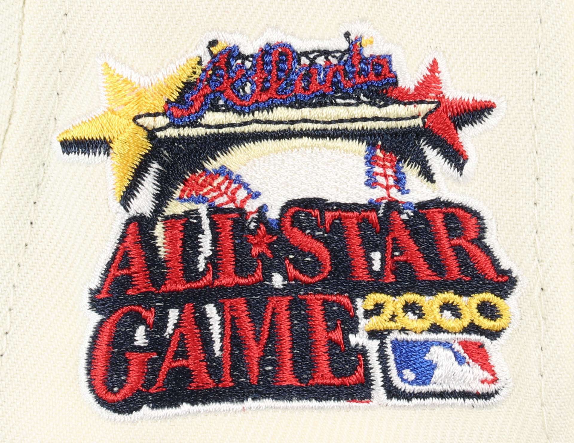 Atlanta Braves MLB Cooperstown All-Star Game 2000 Sidepatch Chrome White  59Fifty Basecap New Era