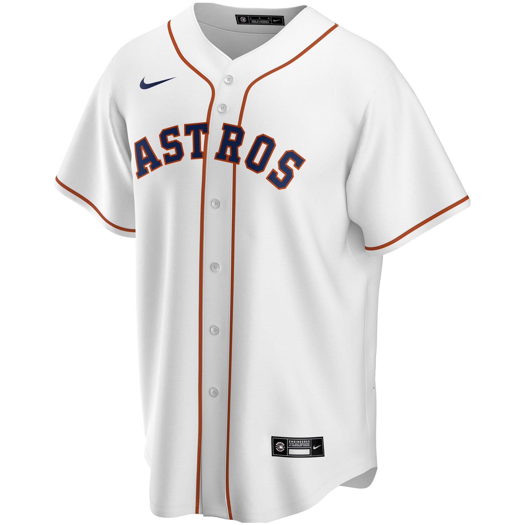 Houston Astros Official MLB Replica Home Jersey White Nike