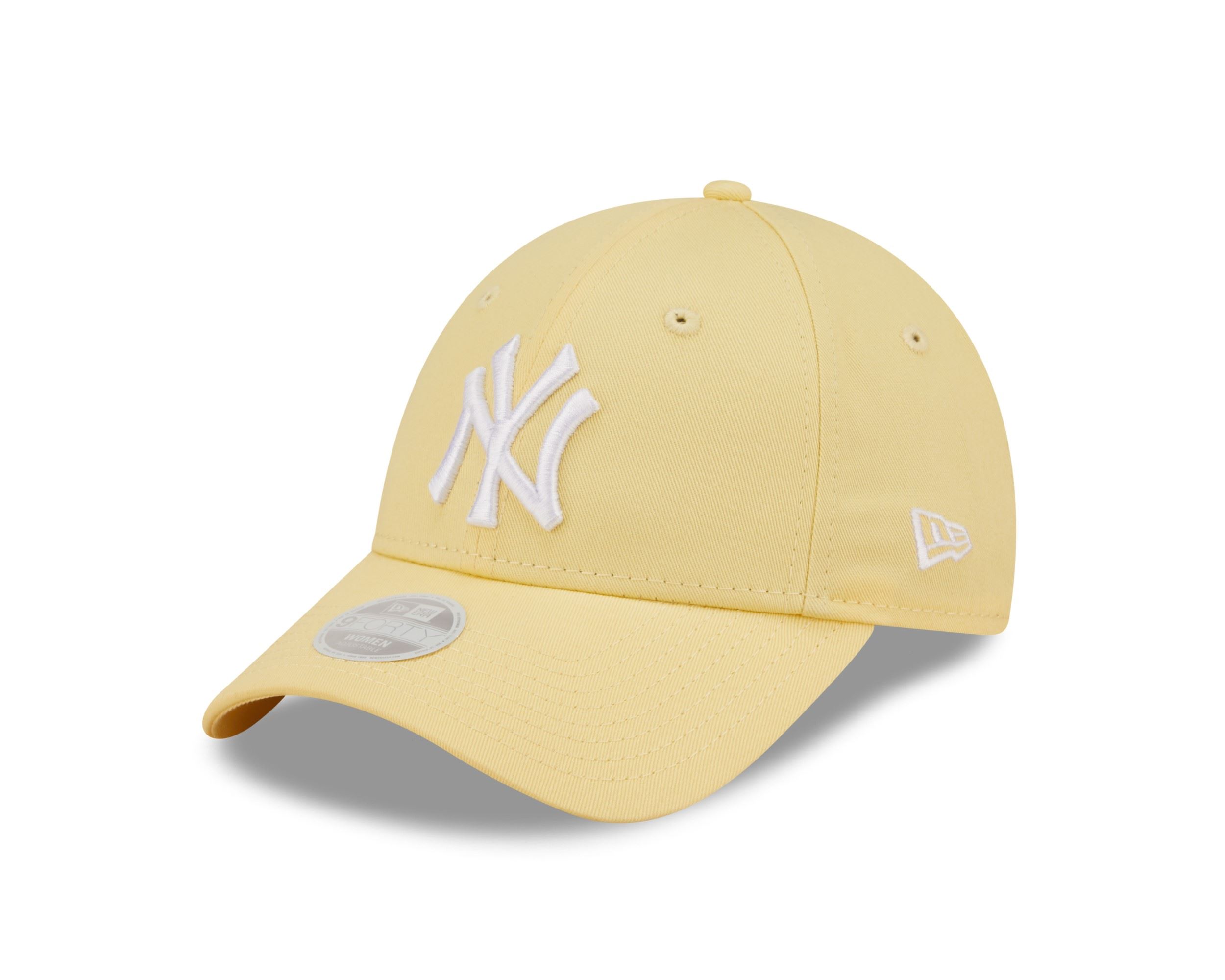 New York Yankees MLB League Essential Yellow 9Forty Adjustable Women Cap New Era