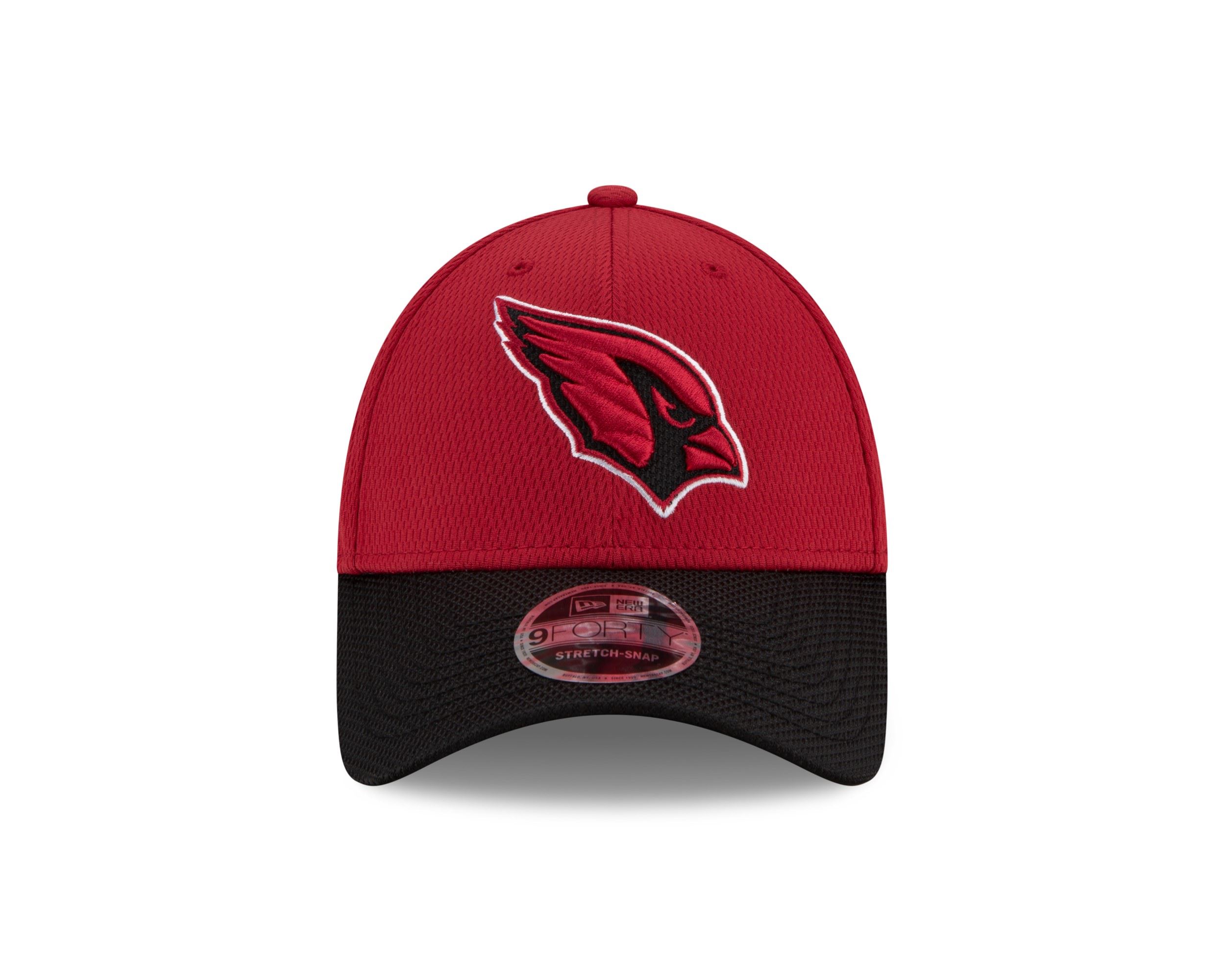 Arizona Cardinals NFL 2021 Sideline Road Red 9Forty Stretch Snap Cap New Era