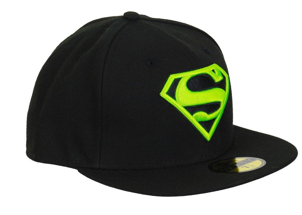 Superman Black / Neon Green DC Comics 59Fifty Basecap New Era