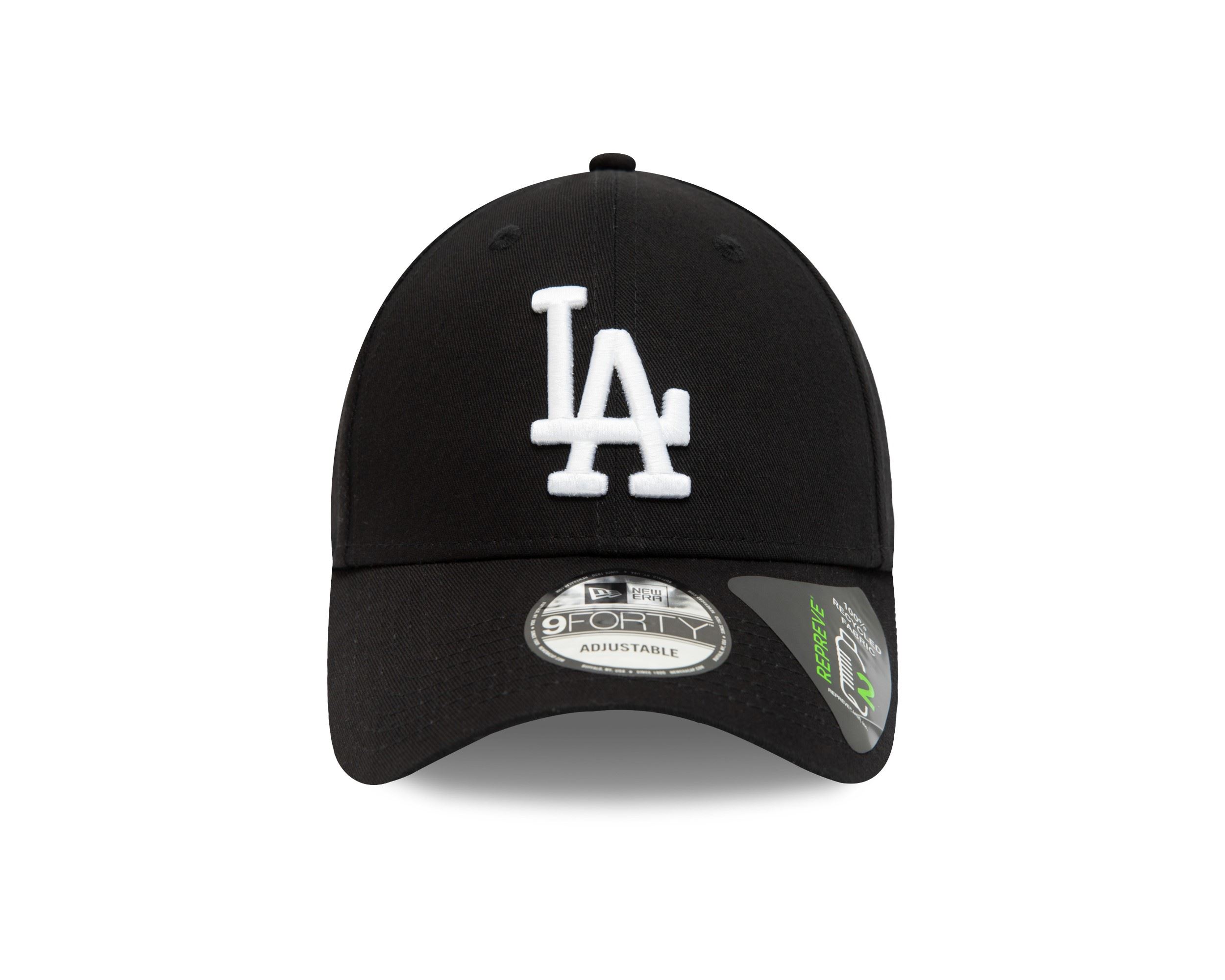 Los Angeles Dodgers MLB Repreve League Essential Black 9Forty Adjustable Cap New Era