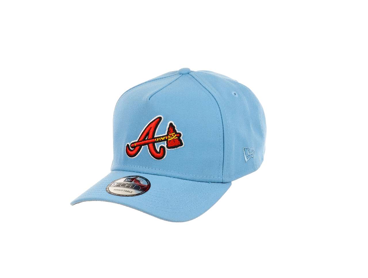 Atlanta Braves MLB Cooperstown Sky Blue 9Forty A-Frame Snapback Cap New Era