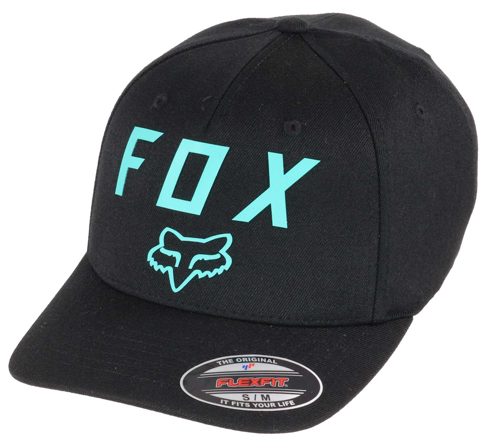 Number 2 Black Flexfit Hat Fox Racing