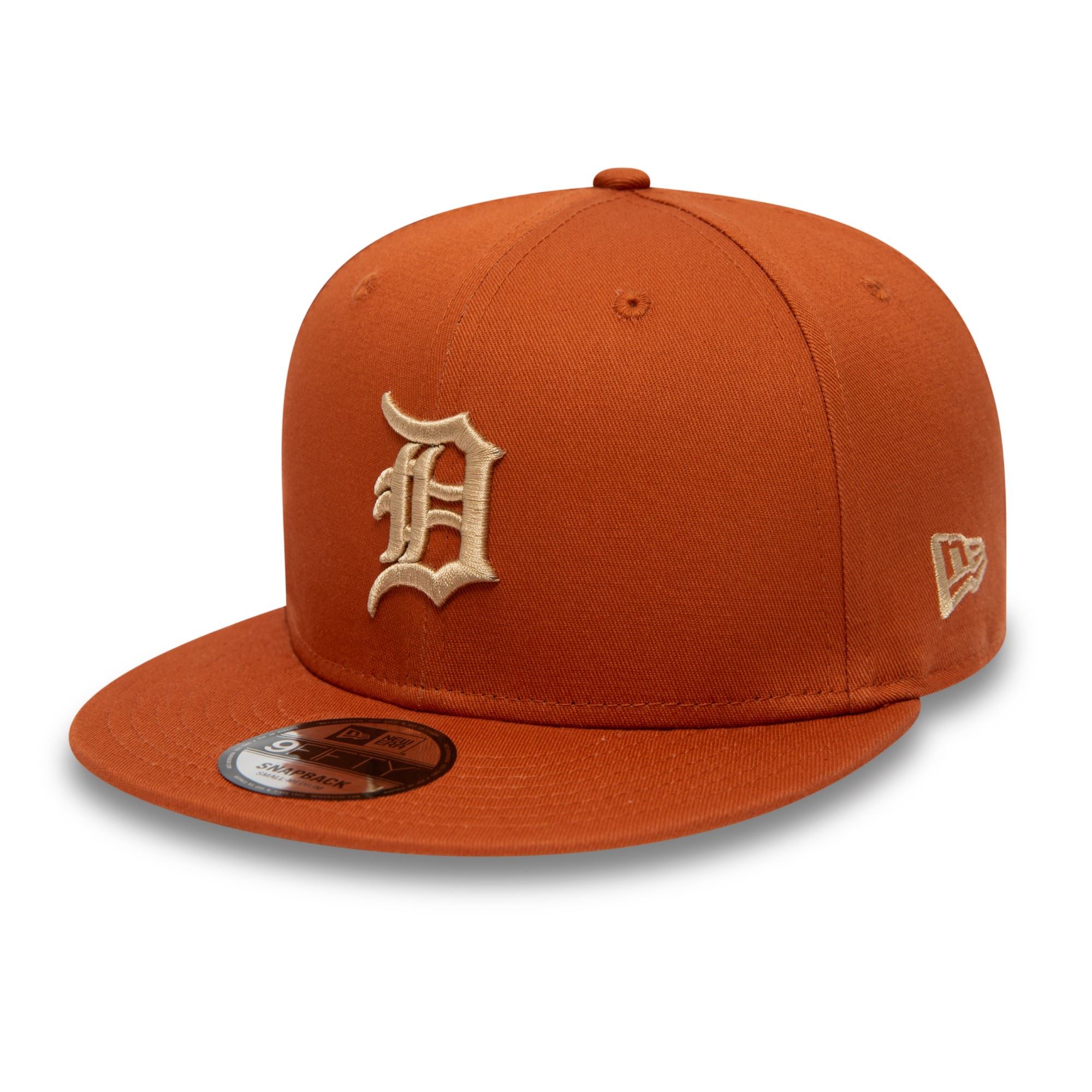 Detroit Tigers MLB Side Patch Brown 9Fifty Snaback Cap New Era