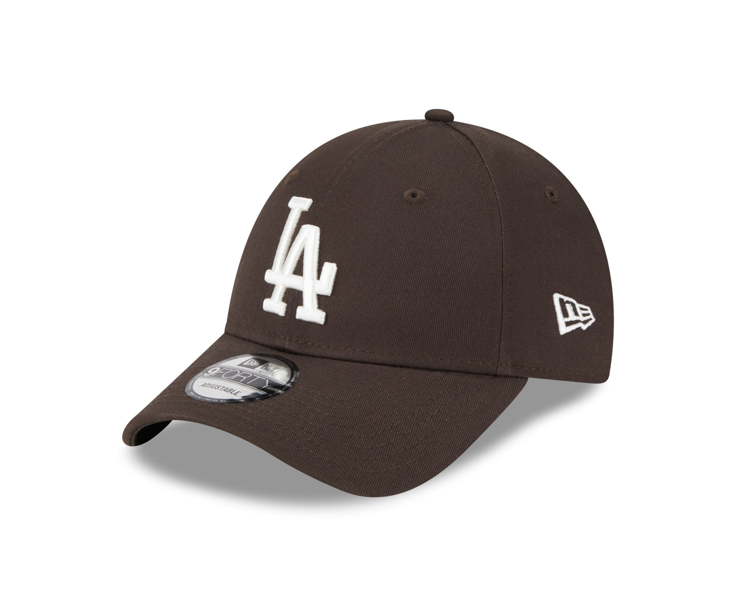 Los Angeles Dodgers MLB League Essential Brown White 9Forty Adjustable Cap New Era
