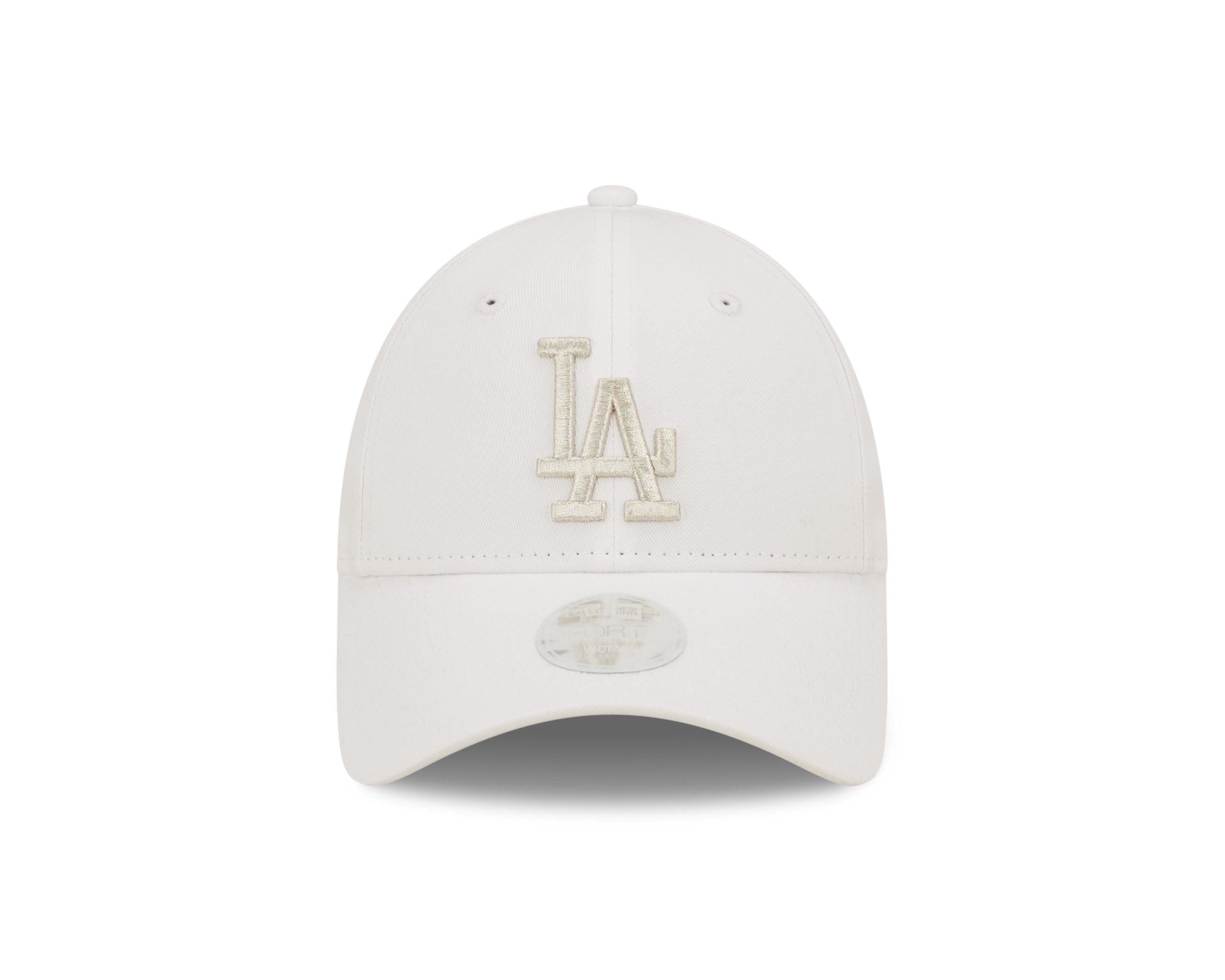 Los Angeles Dodgers MLB Metallic Logo White 9Forty Adjustable Women Cap New Era