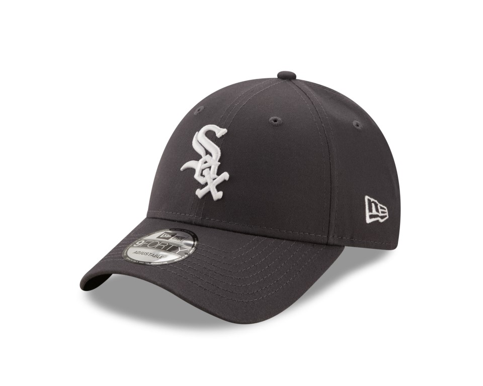 Chicago White Sox MLB League Essential Grey White 9Forty Adjustable Cap New Era