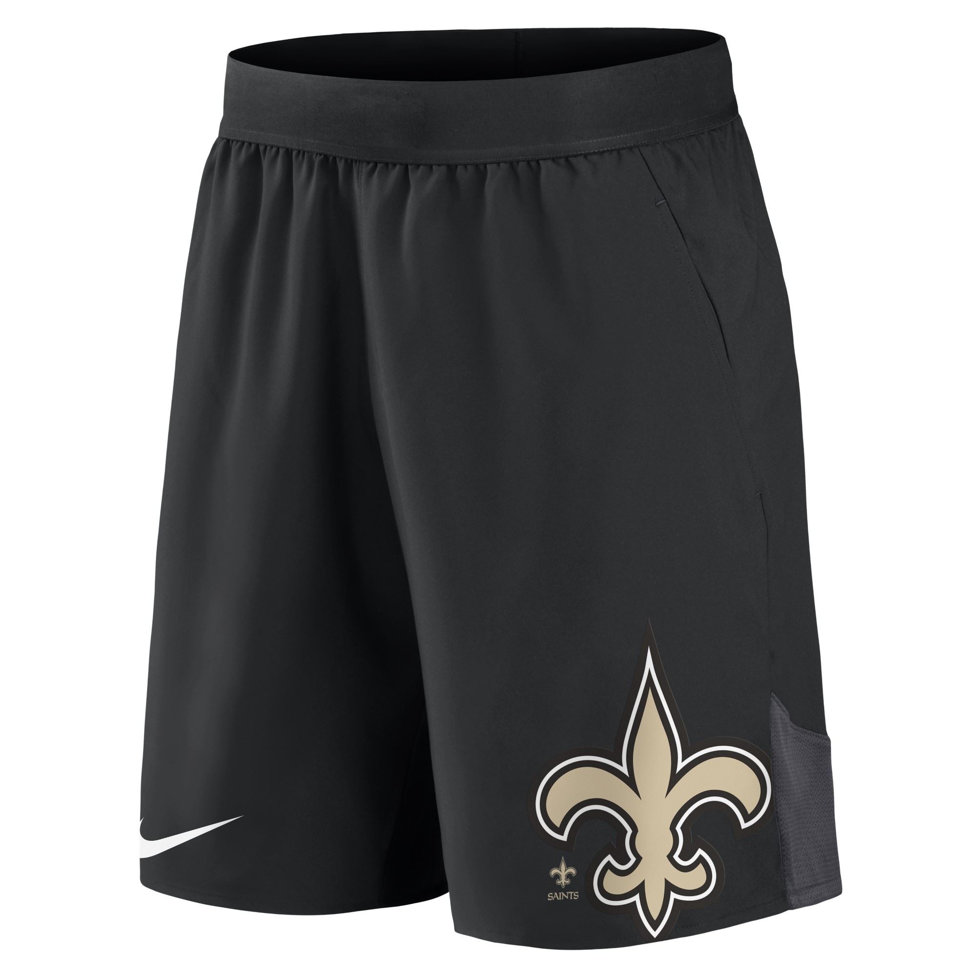 New Orleans Saints NFL Stretch Woven Short Black / Anthracite Hose Nike