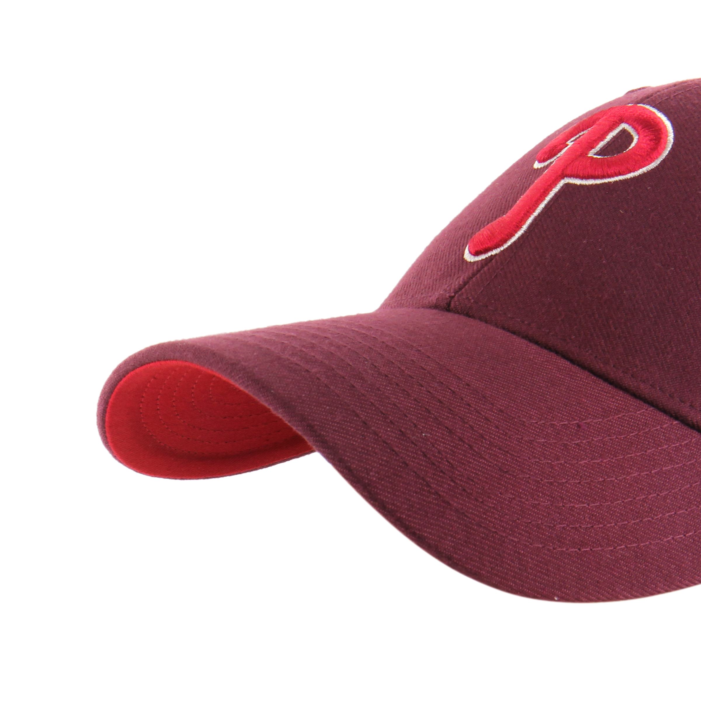 Philadelphia Phillies Dark Maroon MLB Sure Shot Most Value P. Snapback Cap '47