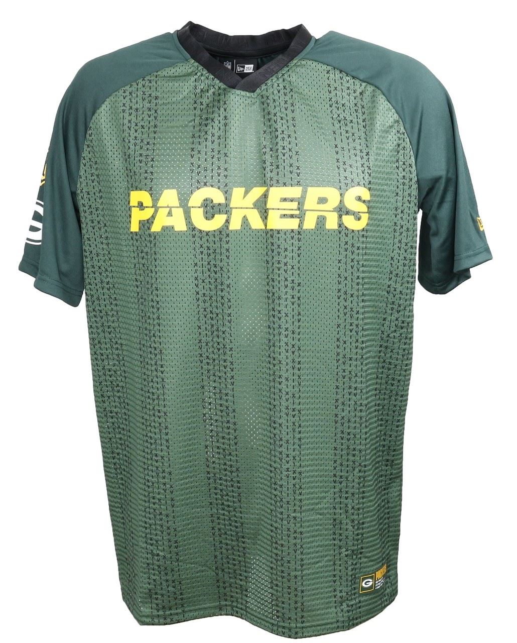 Green Bay Packers NFL Jersey Stripe Oversized T-Shirt New Era