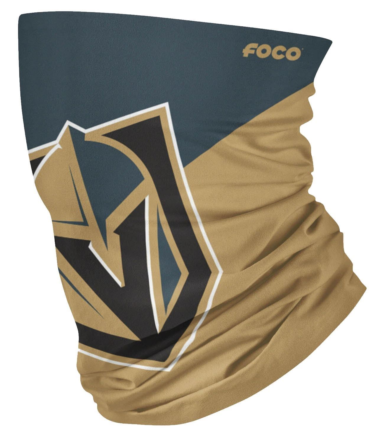 Vegas Golden Knights NHL Colour Block Big Logo Gaiter Scarf Forever Collectibles