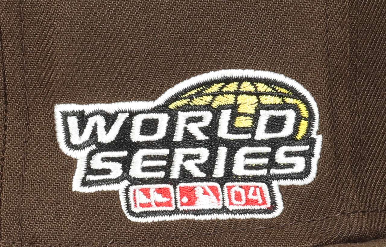 Boston Red Sox MLB World Series 2004 Sidepatch Walnut 59Fifty Basecap New Era