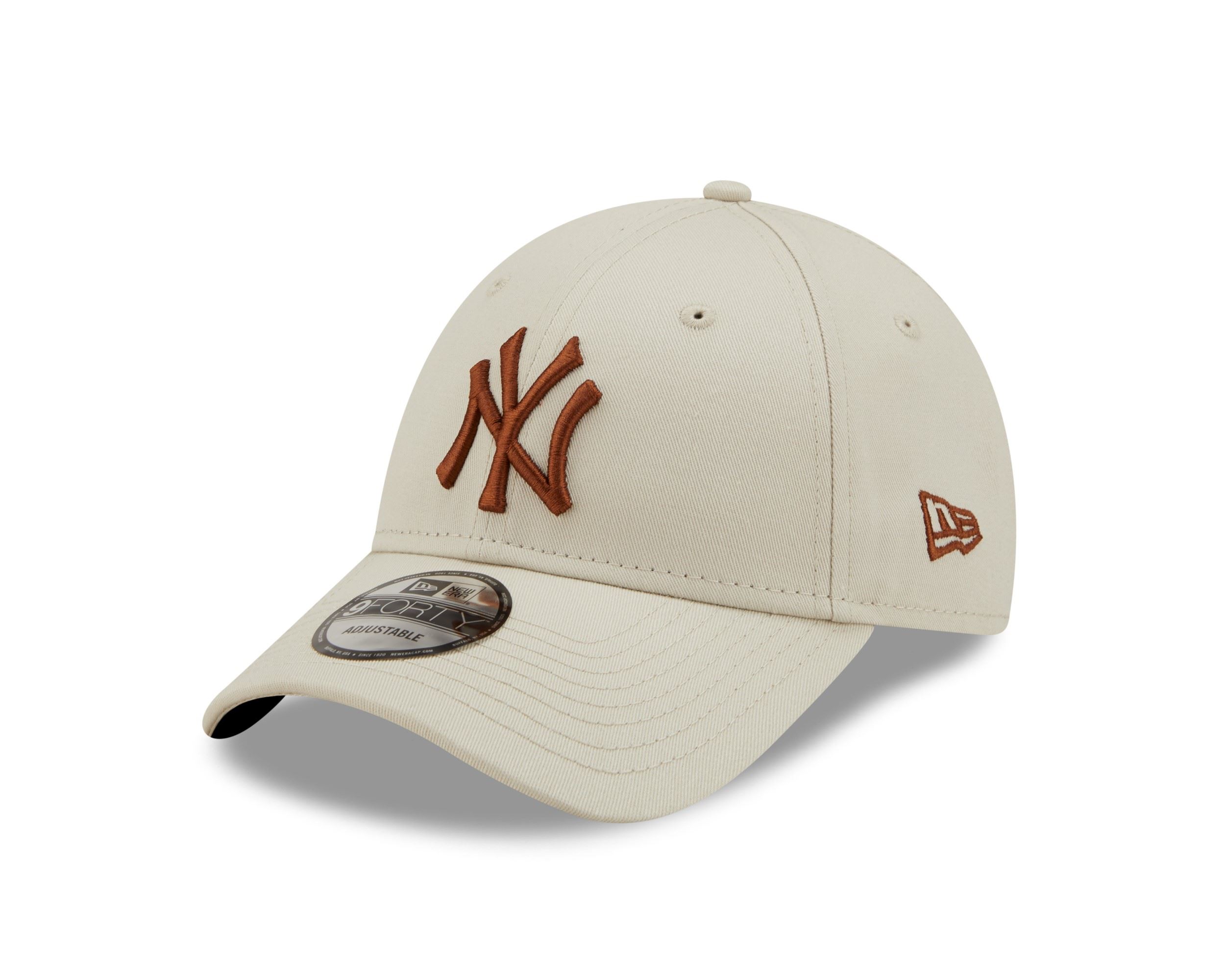 New York Yankees Stone Brown MLB League Essential 9Forty Adjustable Cap New Era