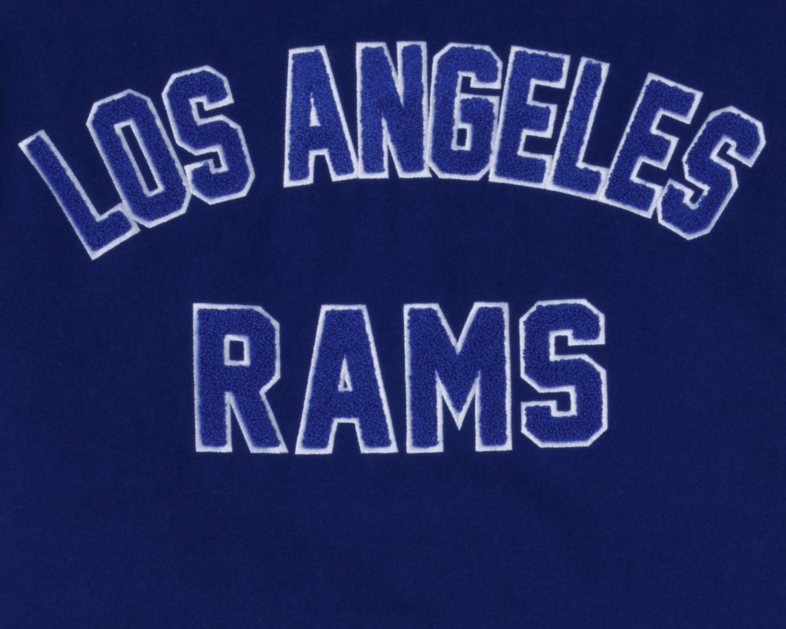 Los Angeles Rams NFL 2023 Sideline Light Royal White Jacke New Era