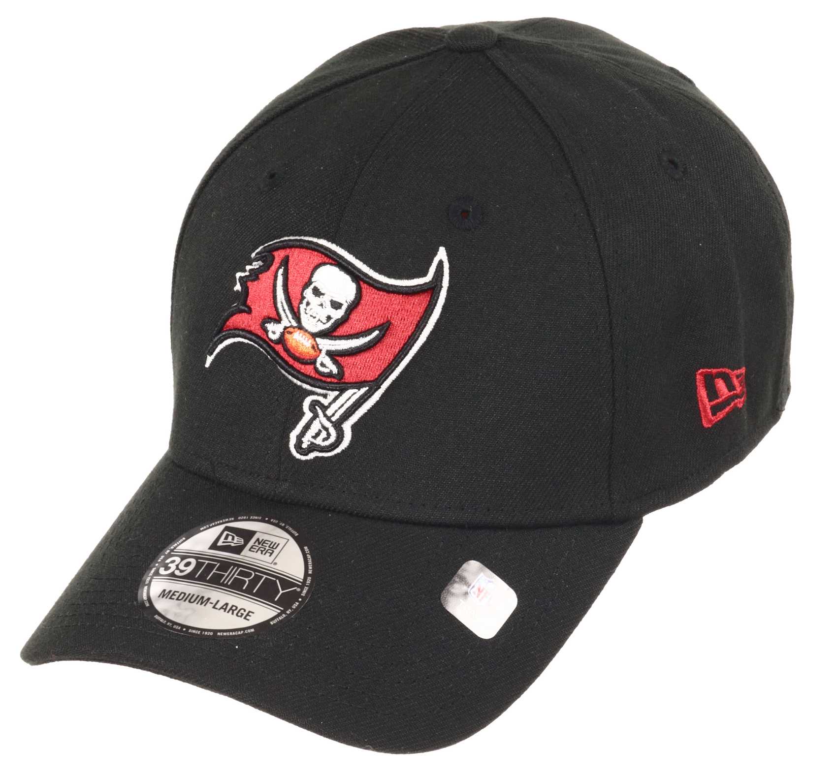 Tampa Bay Buccaneers NFL Core Edition Black 39Thirty Stretch Cap New Era