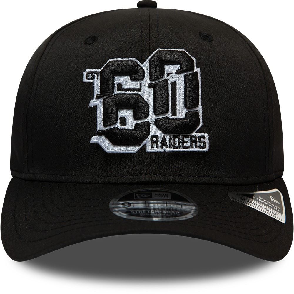 Las Vegas Raiders NFL Established Number 9Fifty Stretch Snapback Cap New Era