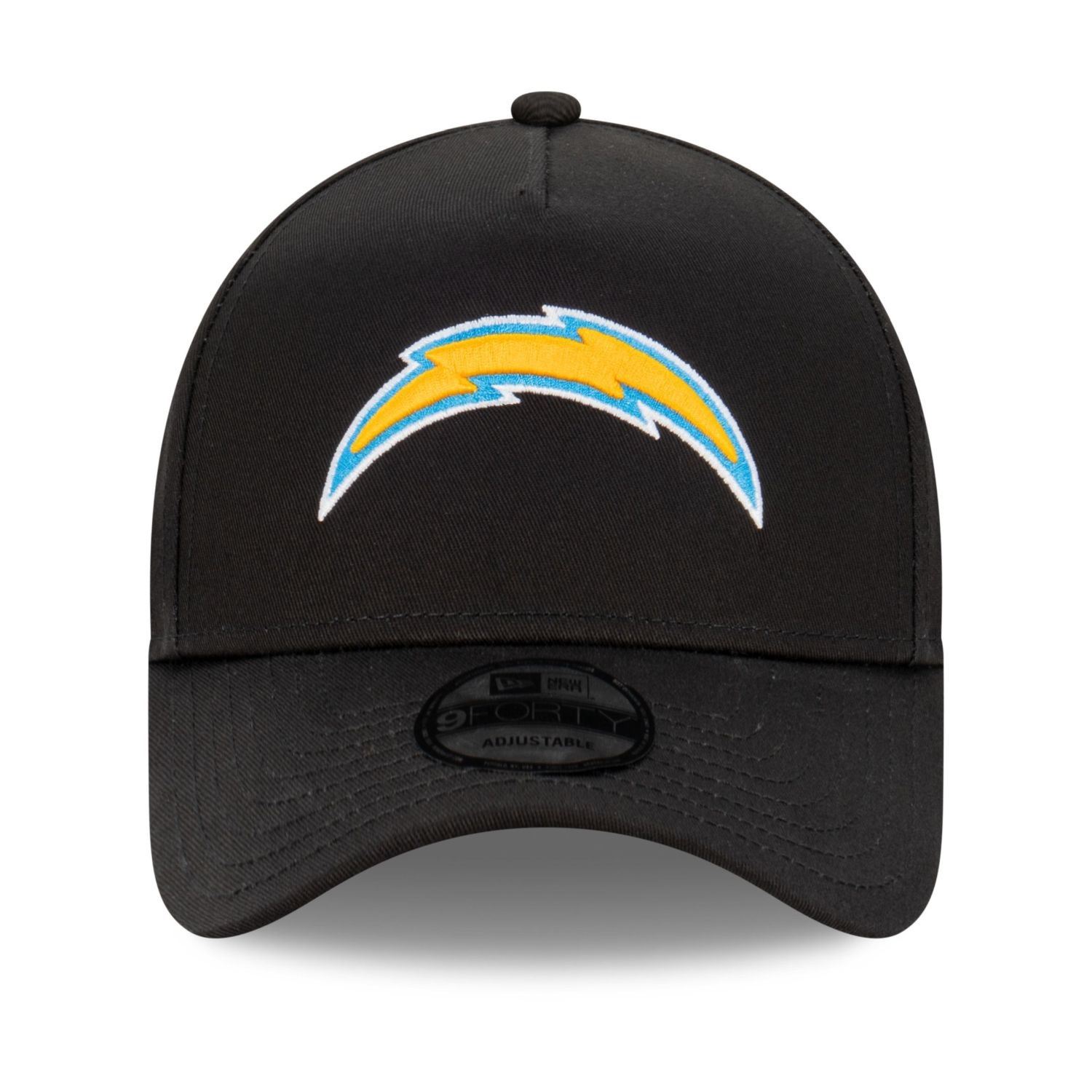 Los Angeles Chargers NFL Evergreen Schwarz Verstellbare 9Forty A-Frame Cap New Era