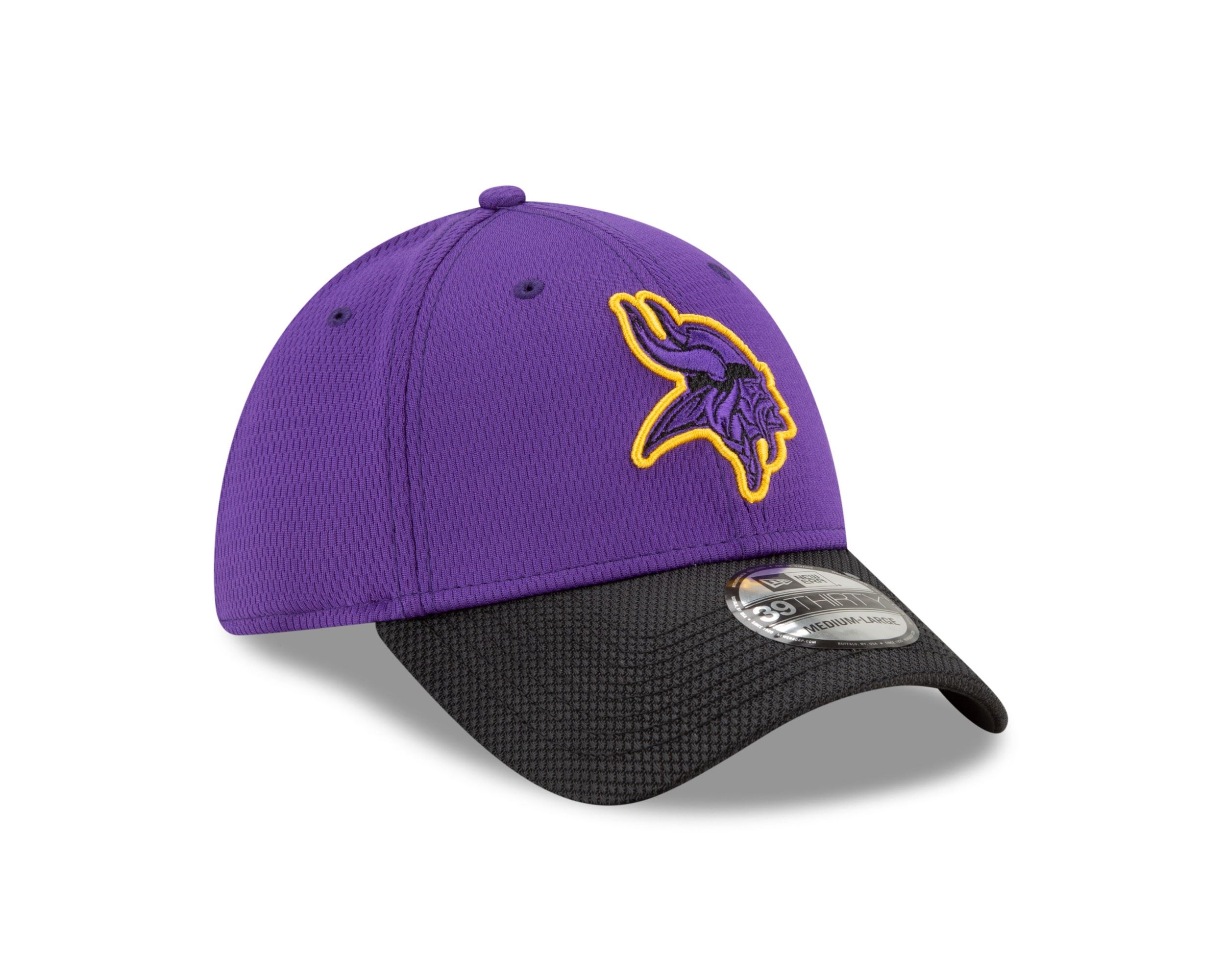 Minnesota Vikings NFL 2021 Sideline Purple 39Thirty Stretch Cap New Era