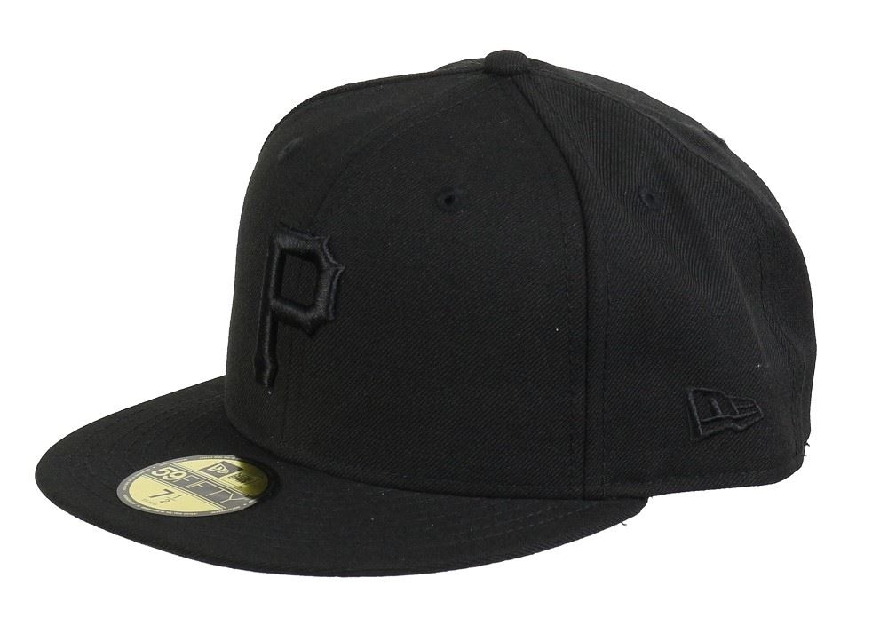 Pittsburgh Pirates Black on Black New Era 59fifty Cap