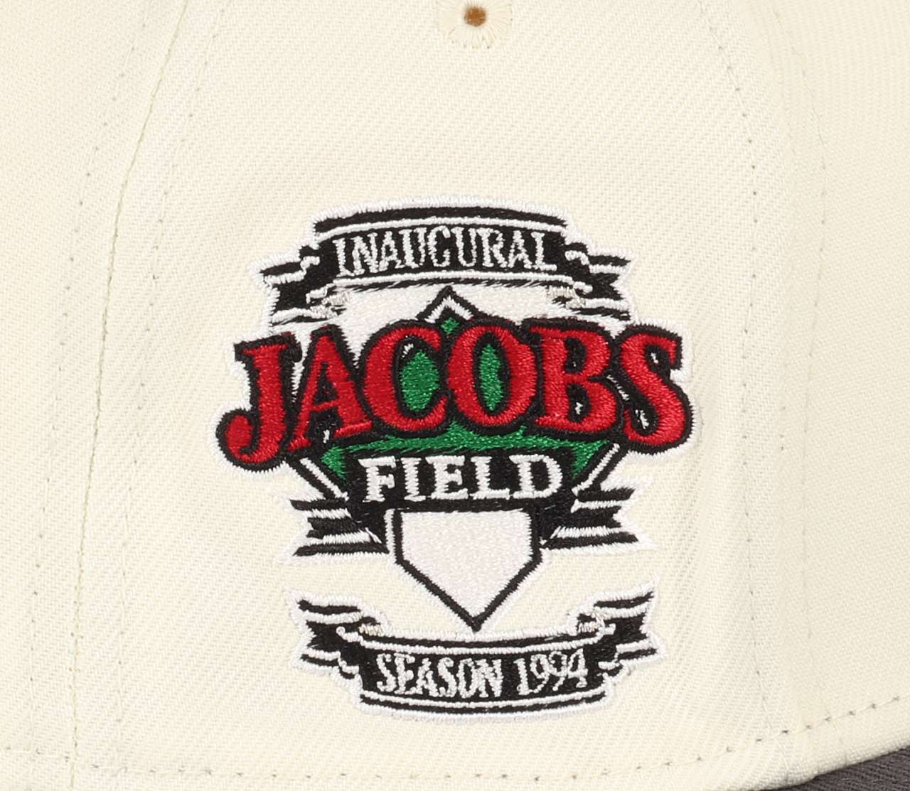 Cleveland Indians MLB Jacobs Field 10th Anniversary Sidepatch Chrome 59Fifty Basecap New Era