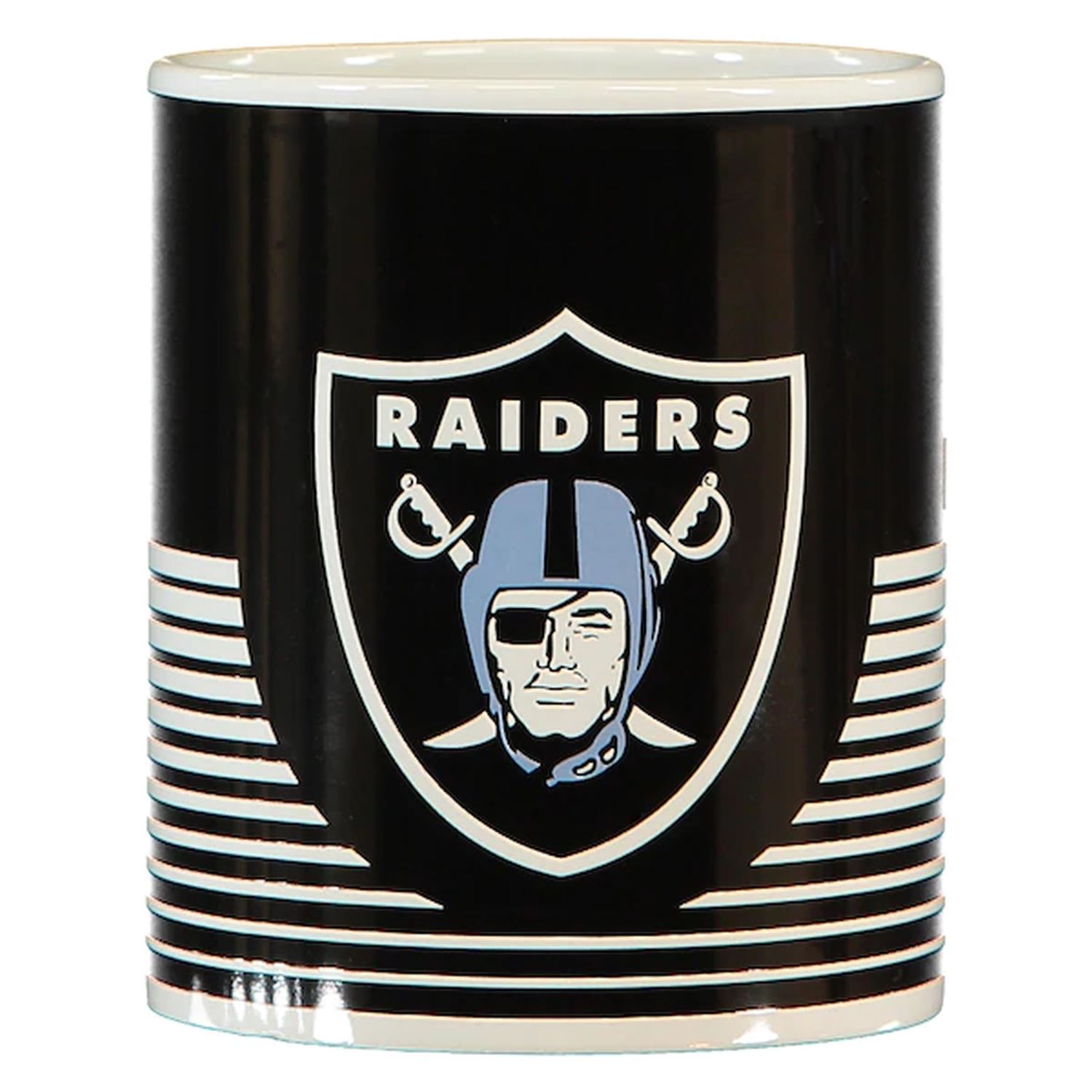 Las Vegas Raiders NFL Linea Mug Black Tasse Forever Collectibles