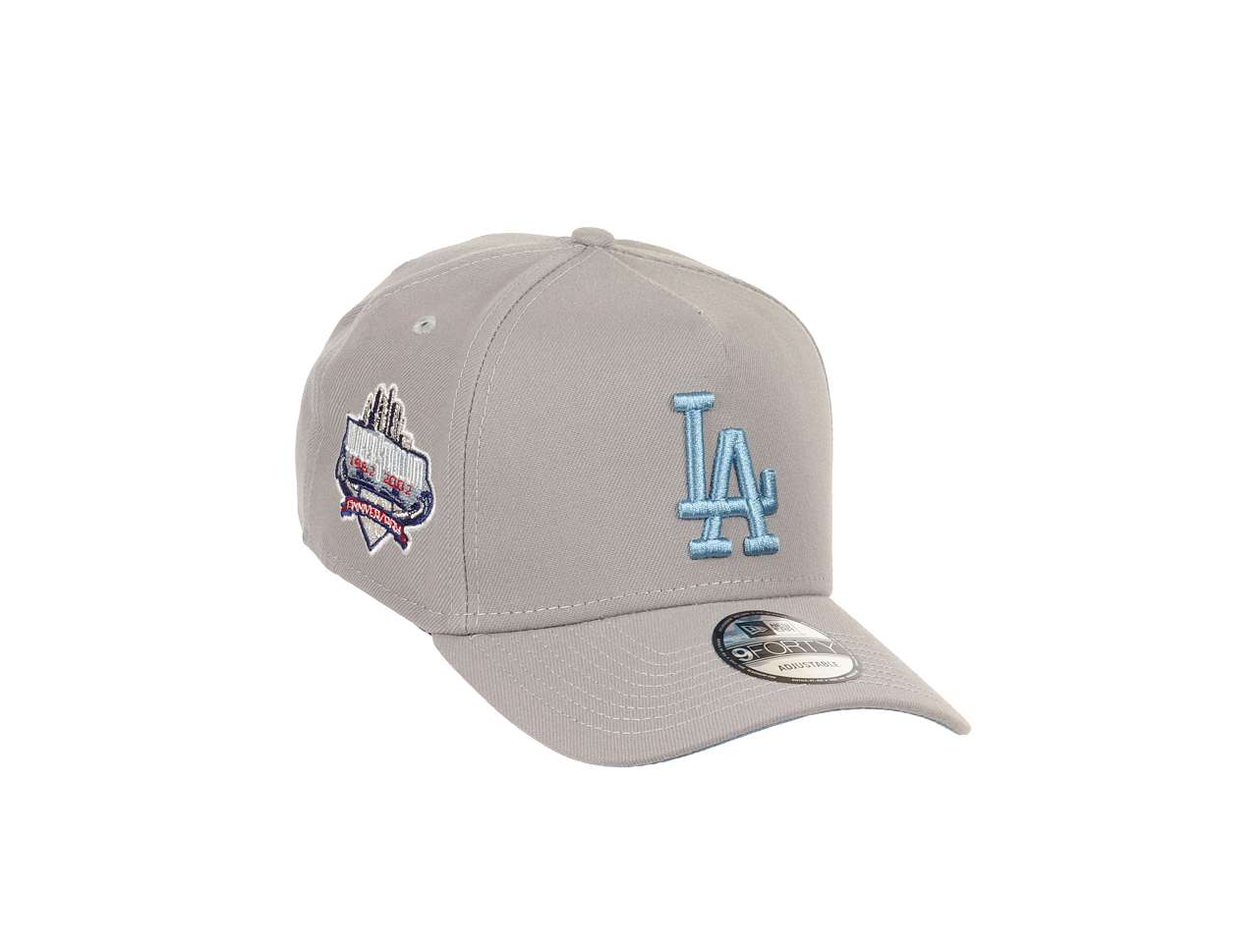 Los Angeles Dodgers MLB Dodgers Stadium Sidepatch Cooperstown Gray Sky 9Forty A-Frame Snapback Cap New Era