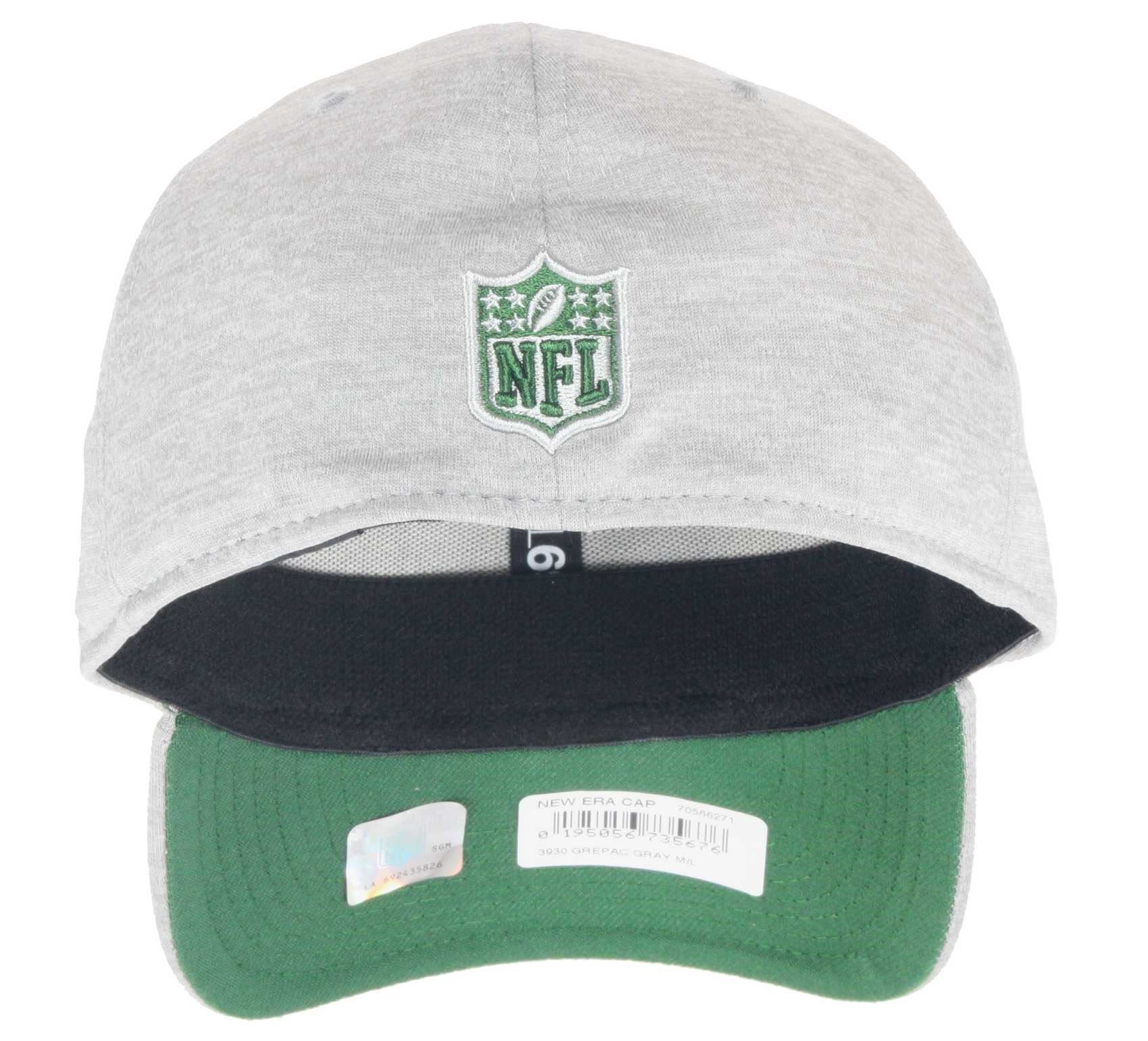 Green Bay Packers  Grey Collection 39Thirty Stretch Cap New Era