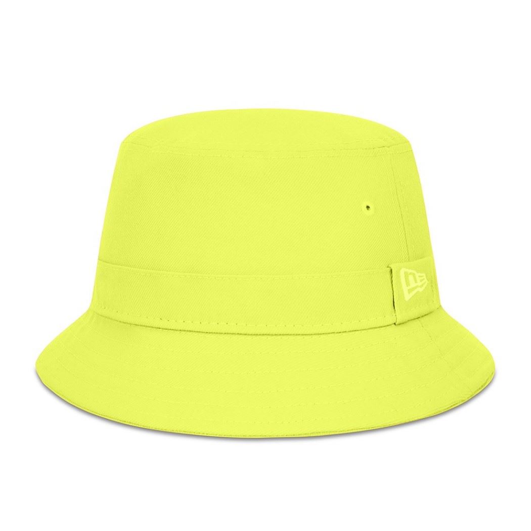 NE Essential Neon Yellow Bucket New Era