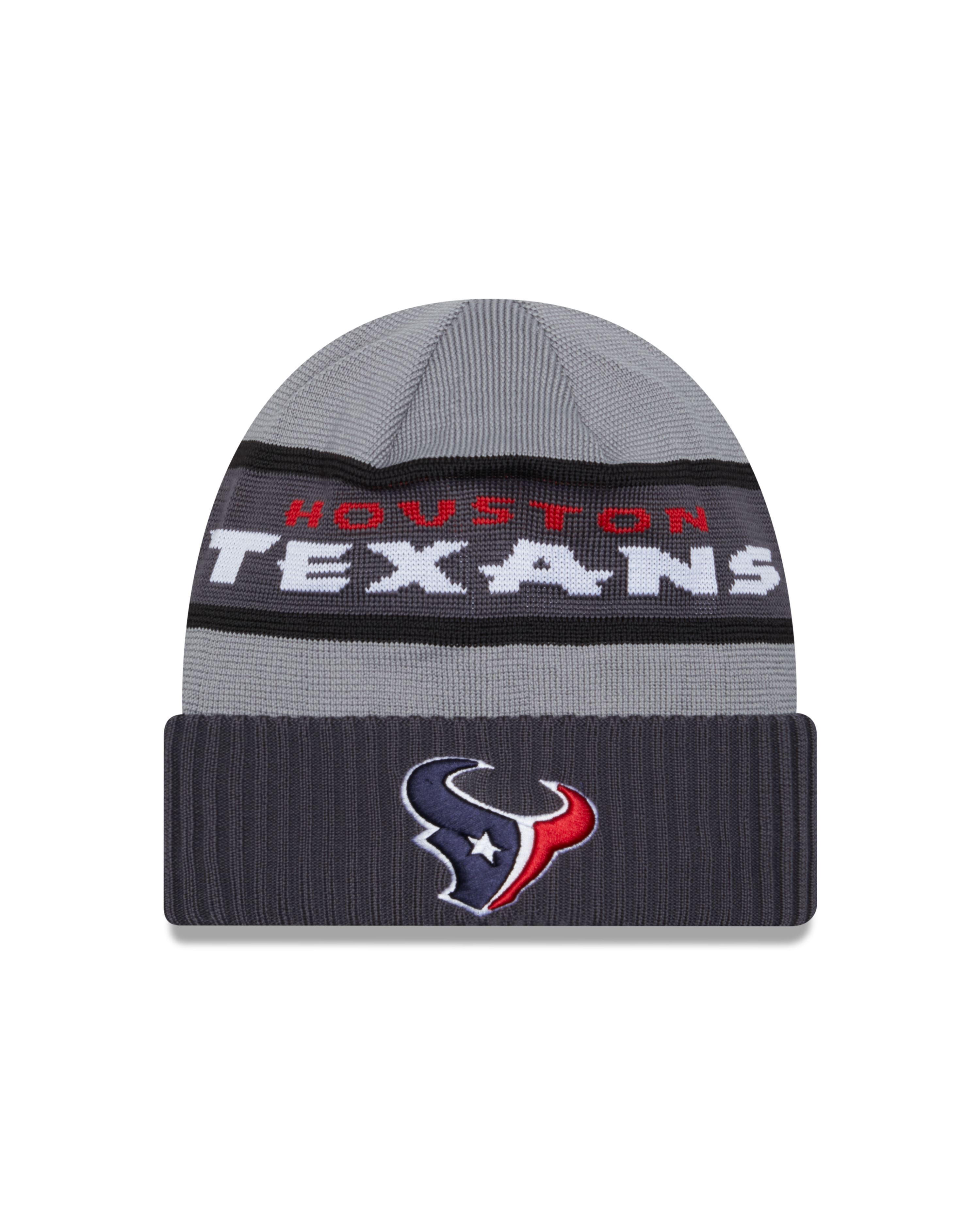 Houston Texans NFL 2023  Sideline Tech Knit CW Gray Beanie New Era