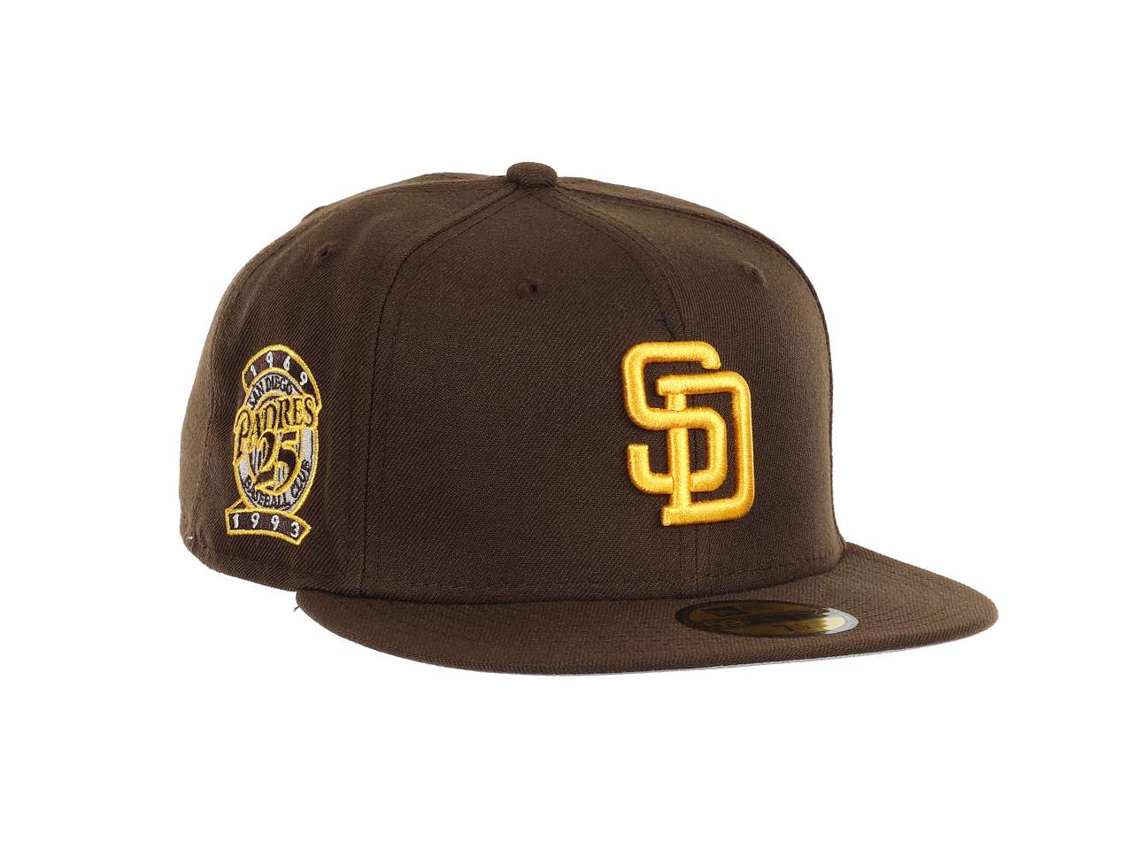 San Diego Padres MLB 25th Anniversary Sidepatch Brown 59Fifty Basecap New Era