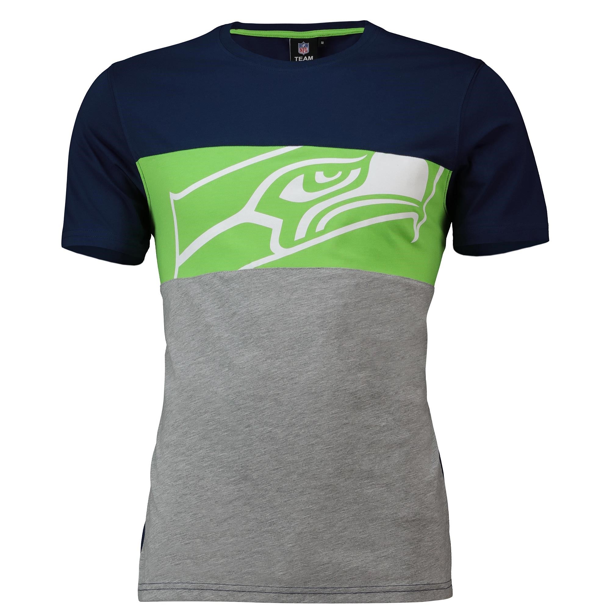 Seattle Seahawks Cut and Sew T- Shirt Fanatics