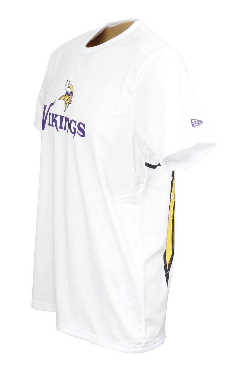 Minnesota Vikings Big Logo Back T-Shirt White New Era